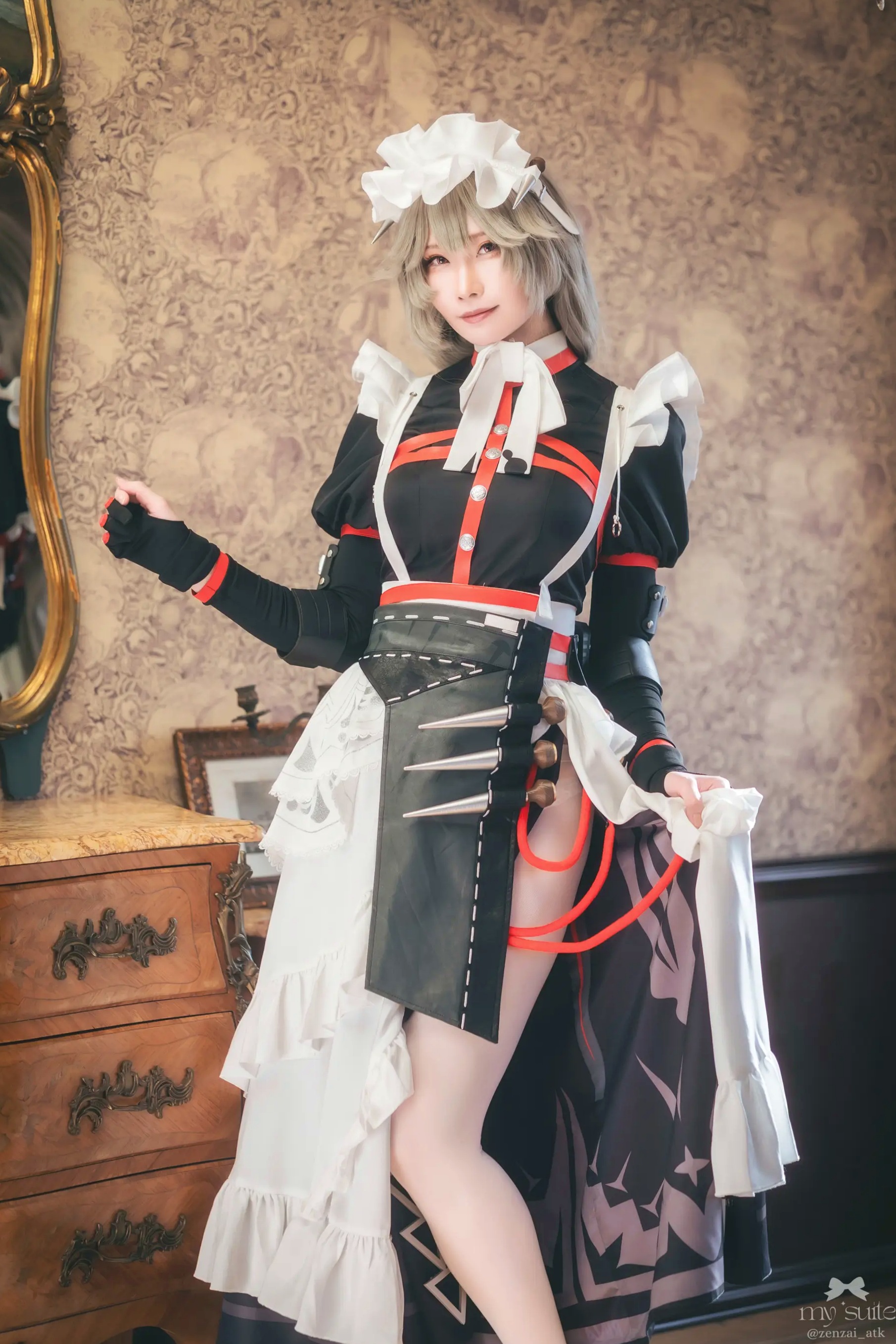 Gallery - (Cosplay) [my suite] Atsuki あつき - Suite Zone Zero4 绝区零可琳哥特女仆性感私房 [456P]角色扮演性感美腿白嫩萌系 女神私房照_秀色女神 - image 71