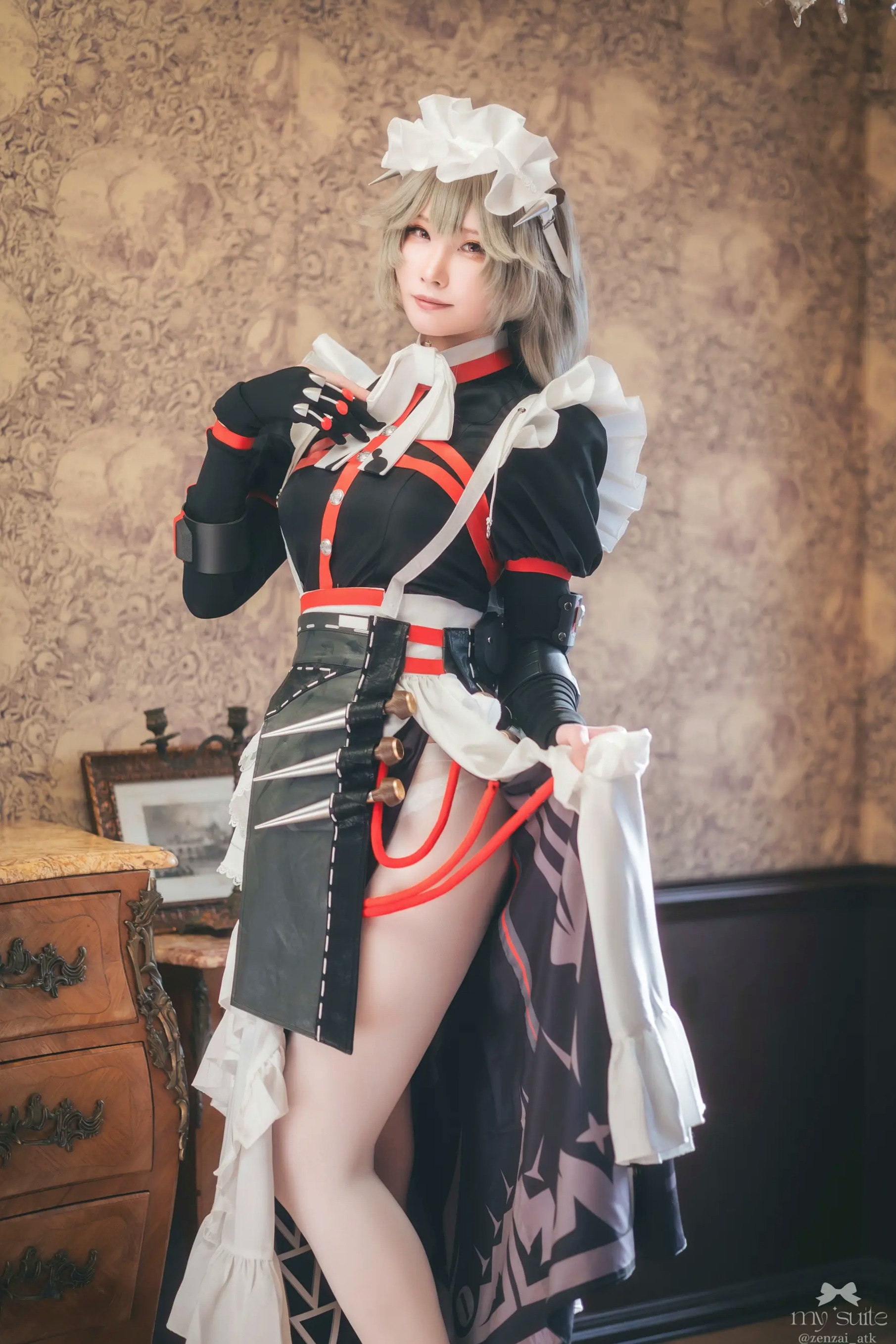 Gallery - (Cosplay) [my suite] Atsuki あつき - Suite Zone Zero4 绝区零可琳哥特女仆性感私房 [456P]角色扮演性感美腿白嫩萌系 女神私房照_秀色女神 - image 73