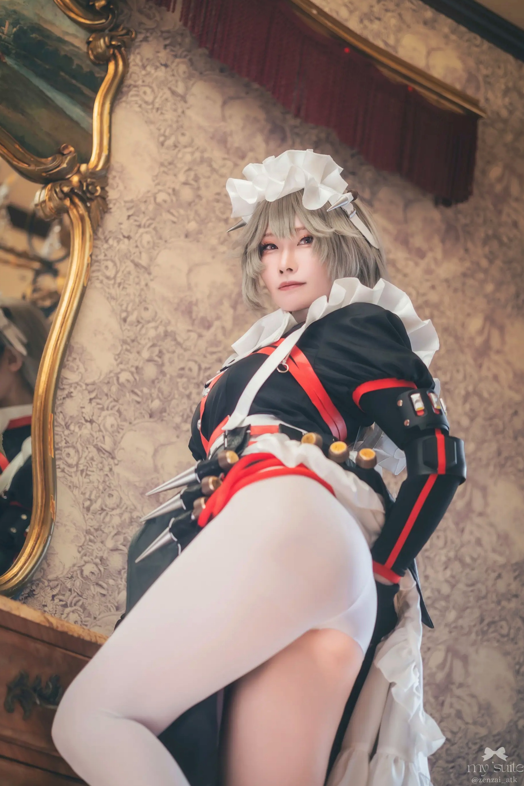 Gallery - (Cosplay) [my suite] Atsuki あつき - Suite Zone Zero4 绝区零可琳哥特女仆性感私房 [456P]角色扮演性感美腿白嫩萌系 女神私房照_秀色女神 - image 82