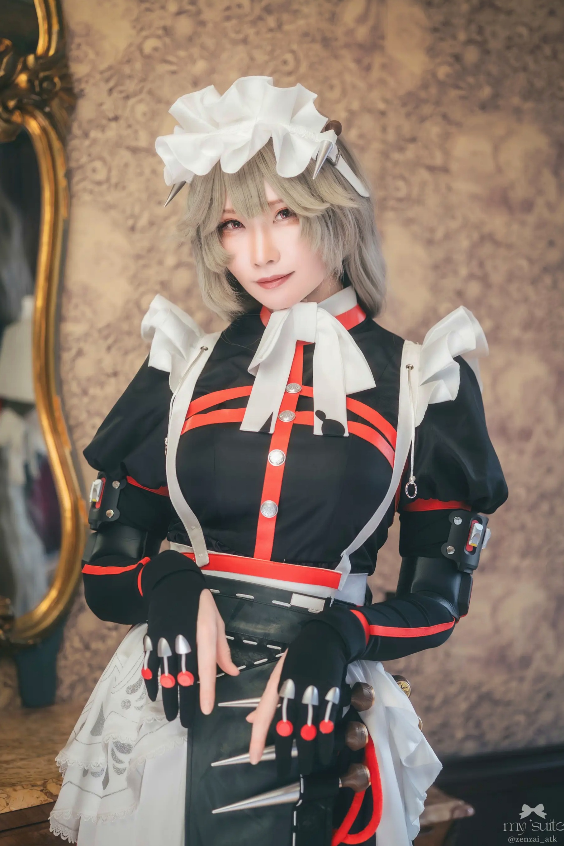 Gallery - (Cosplay) [my suite] Atsuki あつき - Suite Zone Zero4 绝区零可琳哥特女仆性感私房 [456P]角色扮演性感美腿白嫩萌系 女神私房照_秀色女神 - image 97