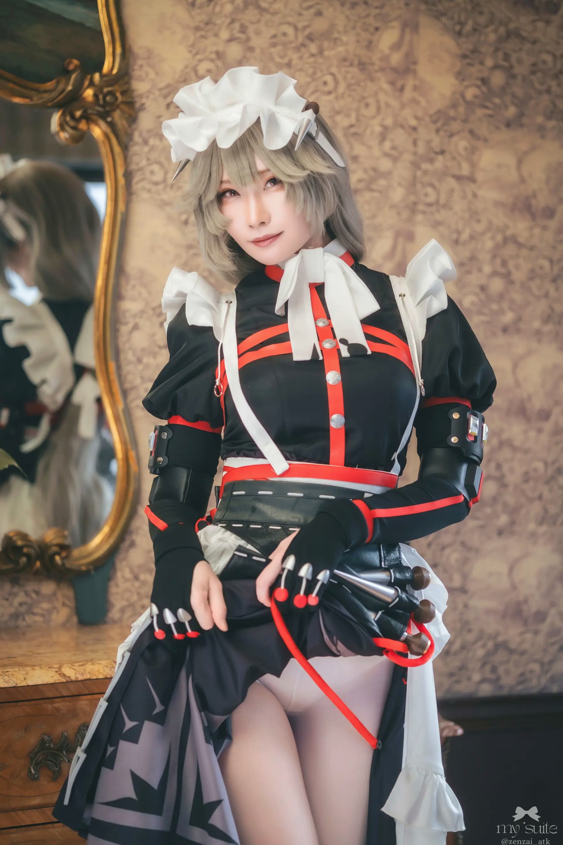 Gallery - (Cosplay) [my suite] Atsuki あつき - Suite Zone Zero4 绝区零可琳哥特女仆性感私房 [456P]角色扮演性感美腿白嫩萌系 女神私房照_秀色女神 - image 98