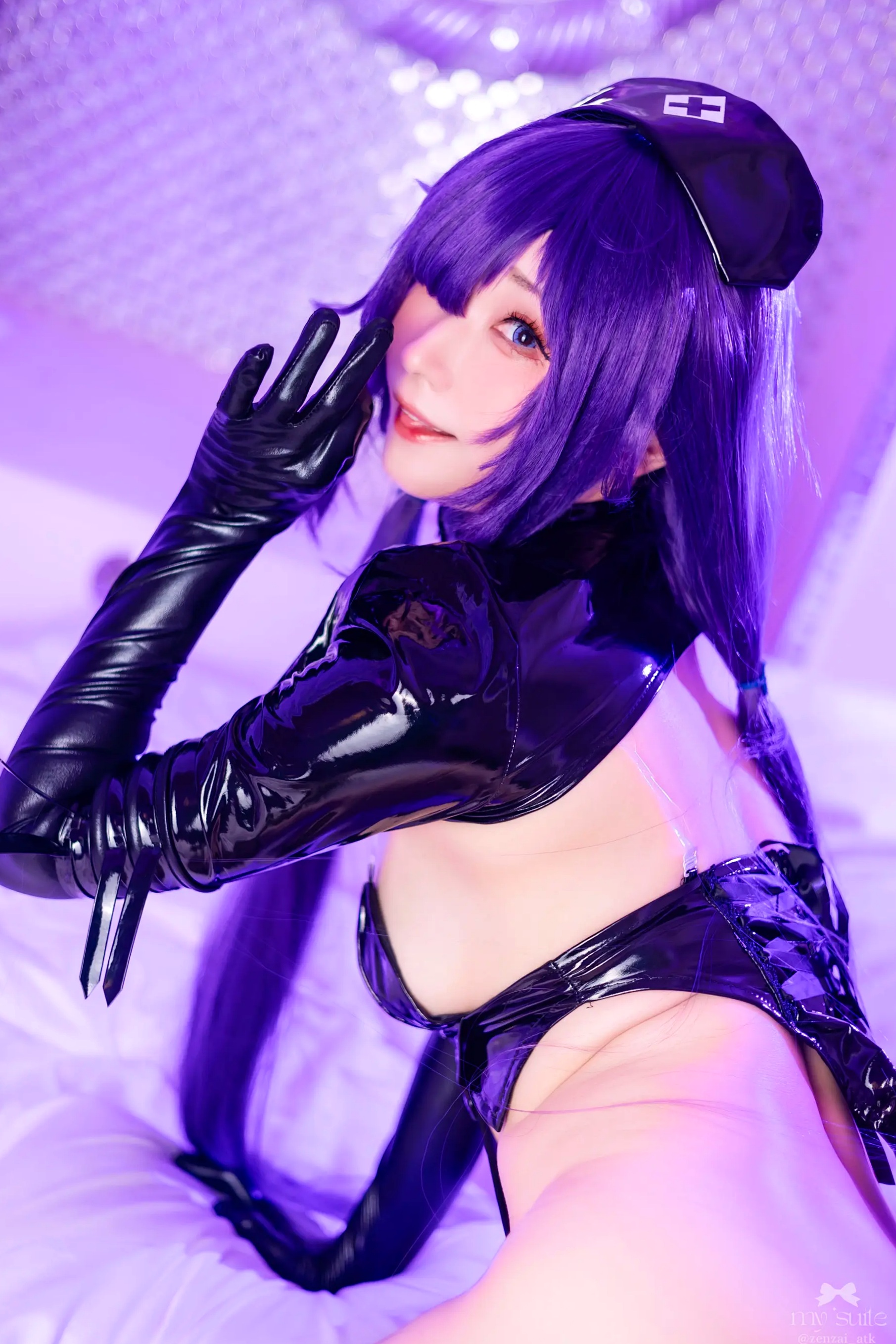 (Cosplay) [my suite] Atsuki あつき - Suite Lane 30 碧蓝航线皮衣黑丝角色扮演 [369P]