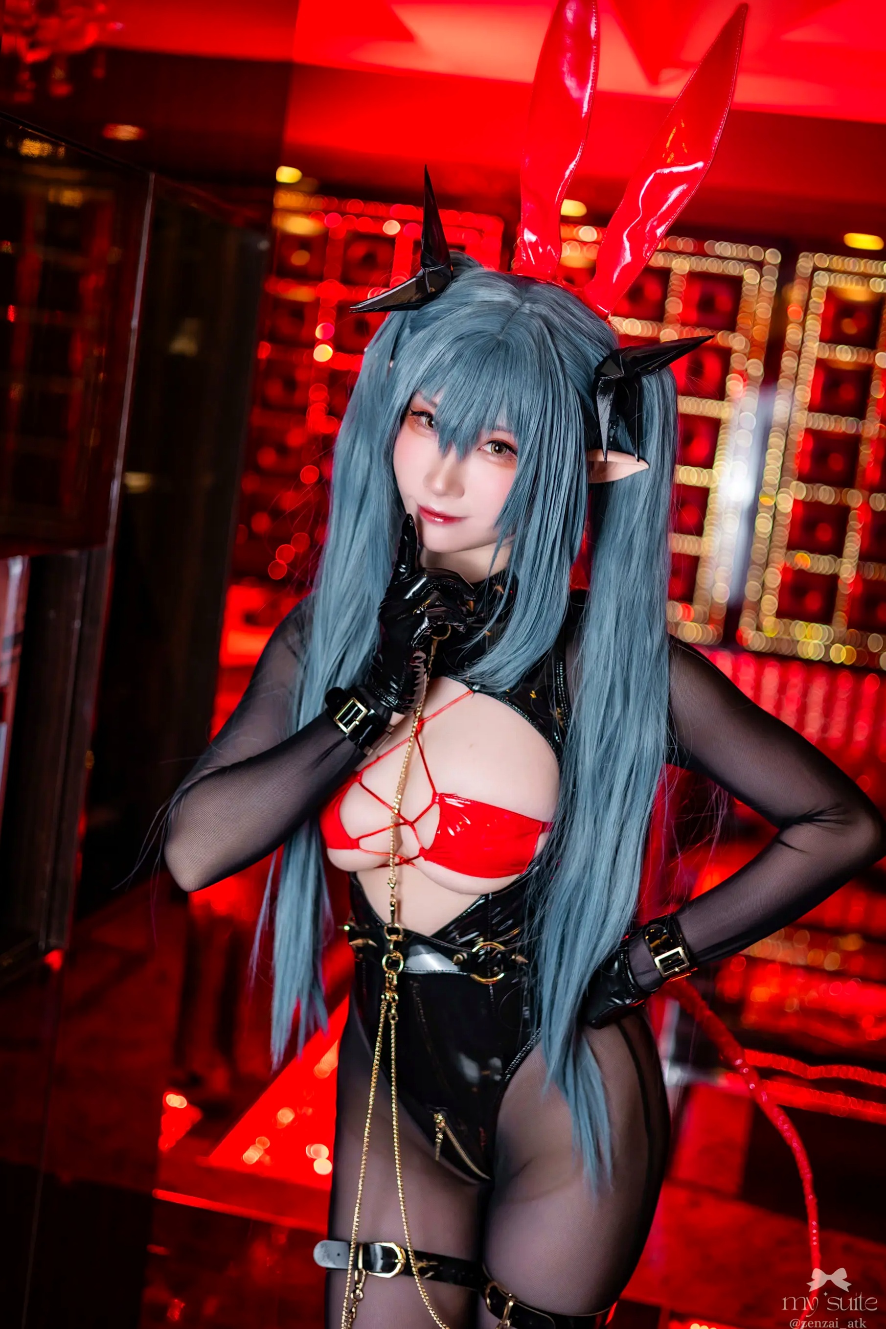 (Cosplay) [my suite] Atsuki あつき - Suite Lane 30 碧蓝航线皮衣黑丝角色扮演 [369P]