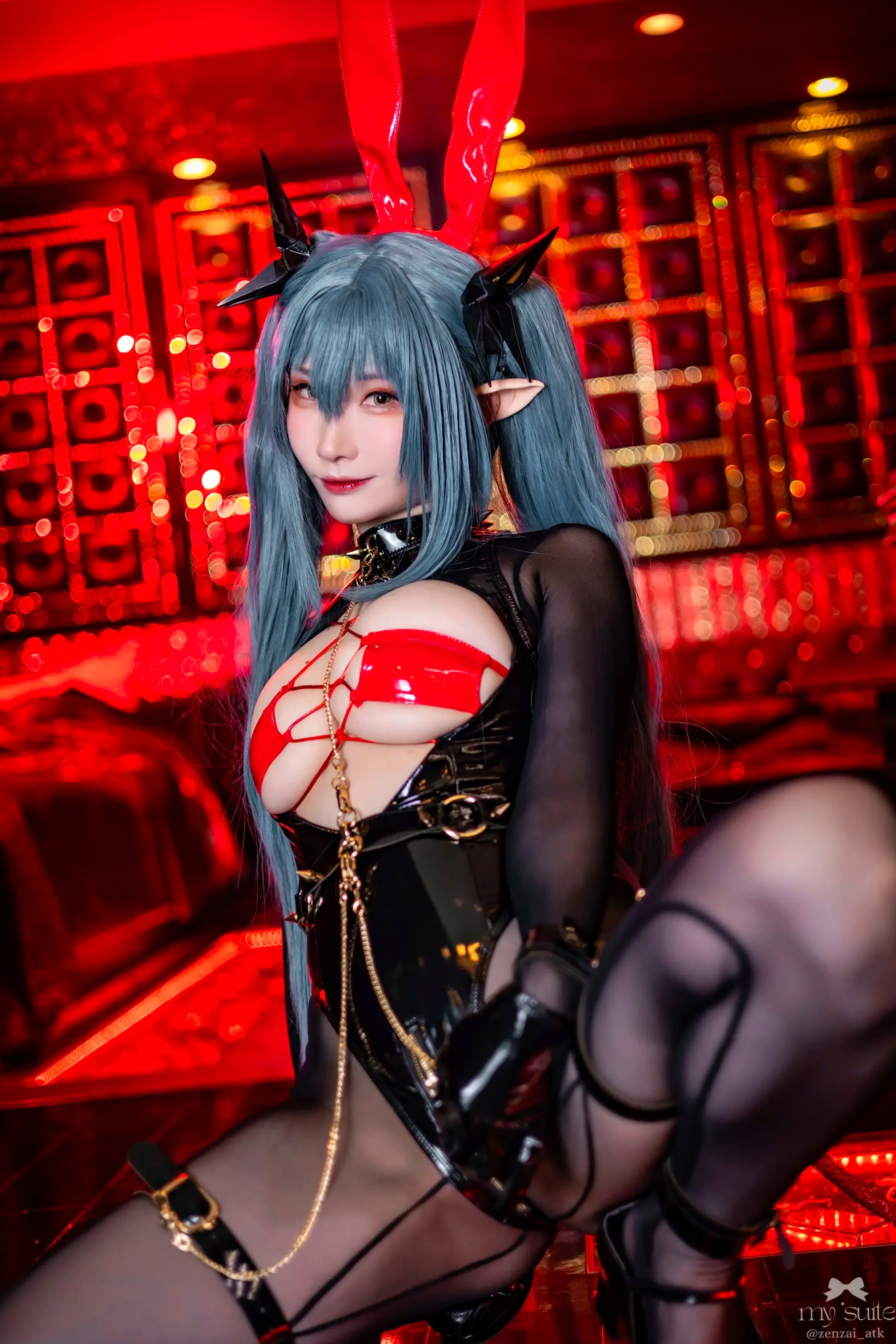 (Cosplay) [my suite] Atsuki あつき - Suite Lane 30 碧蓝航线皮衣黑丝角色扮演 [369P]