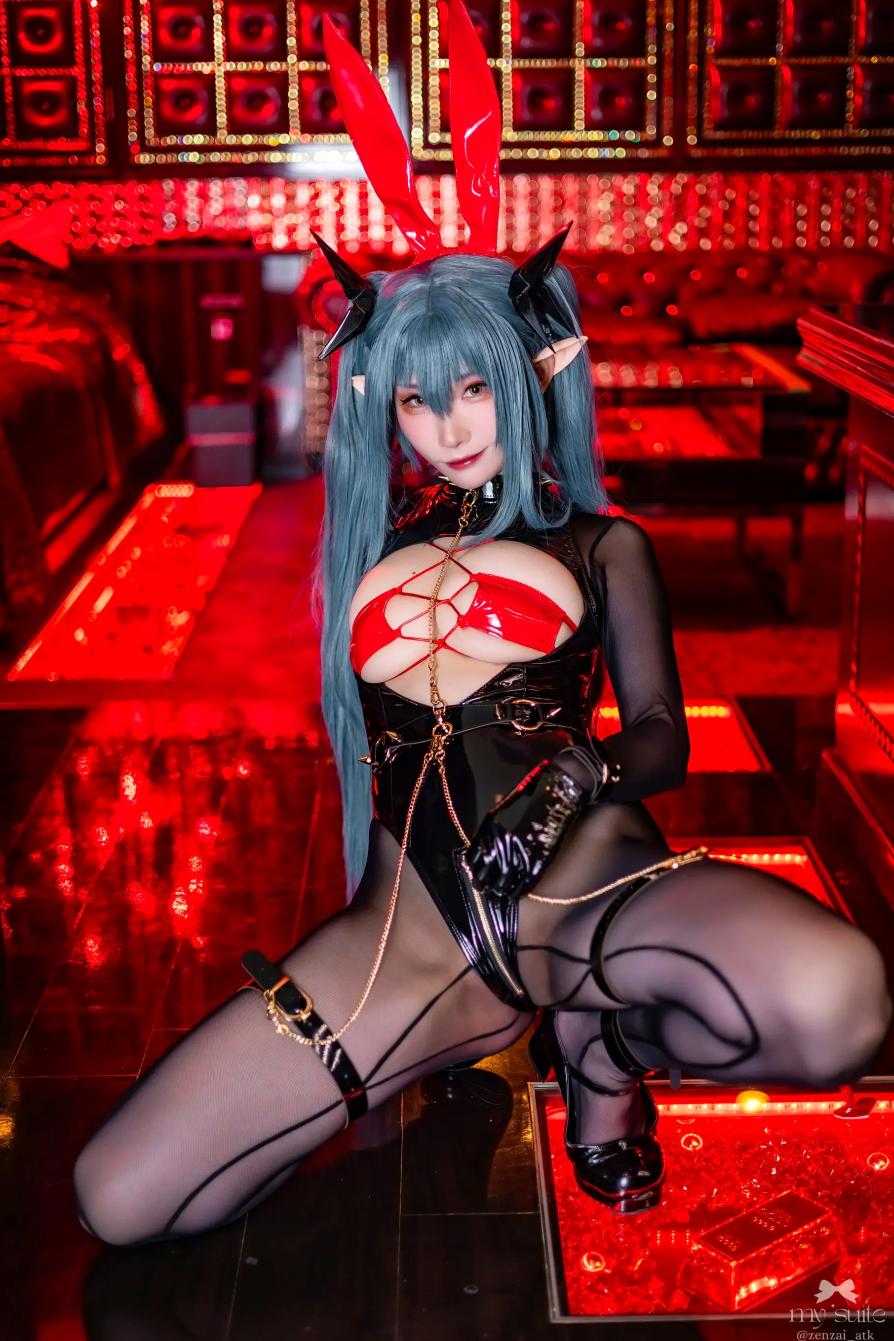 (Cosplay) [my suite] Atsuki あつき - Suite Lane 30 碧蓝航线皮衣黑丝角色扮演 [369P]