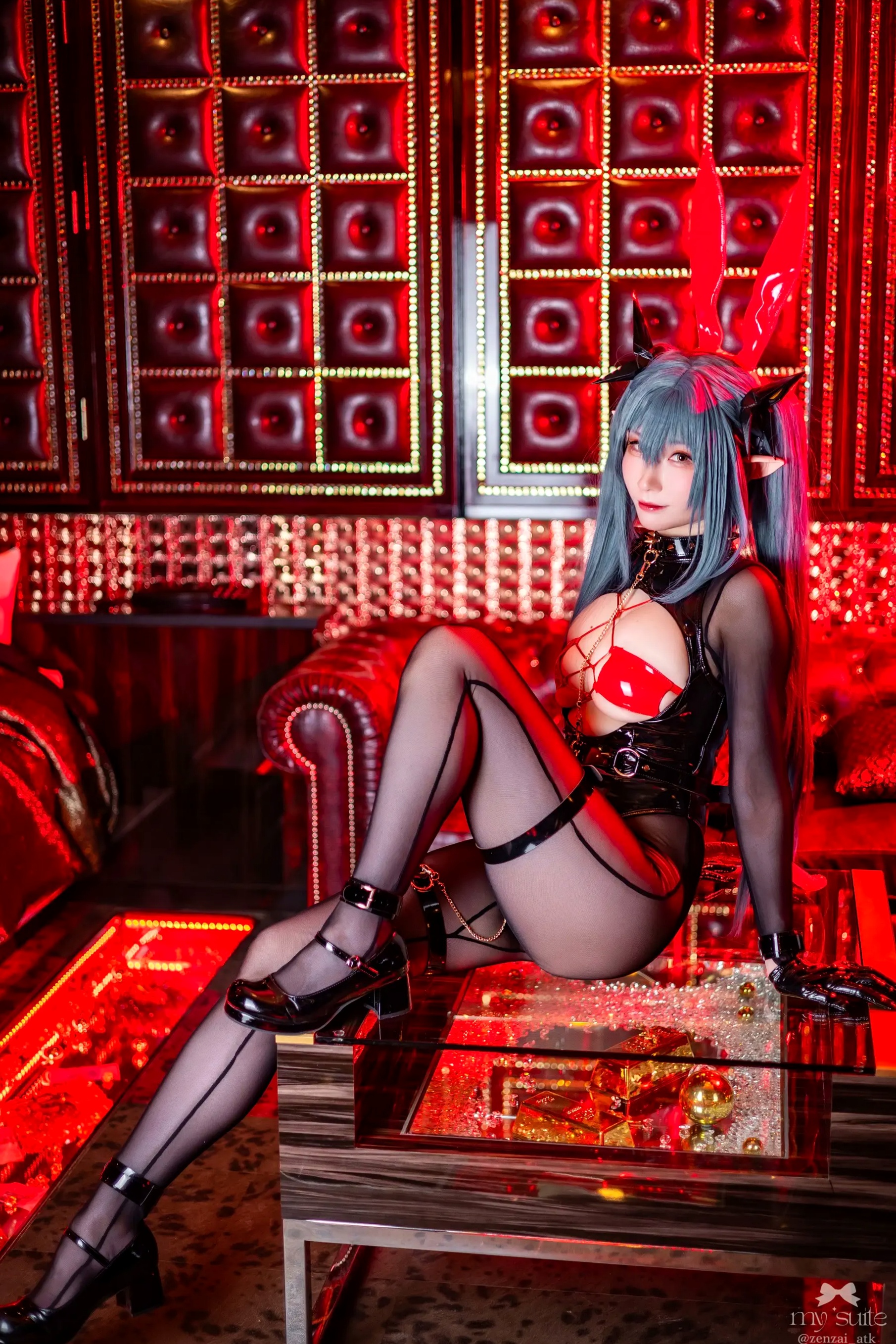 (Cosplay) [my suite] Atsuki あつき - Suite Lane 30 碧蓝航线皮衣黑丝角色扮演 [369P]