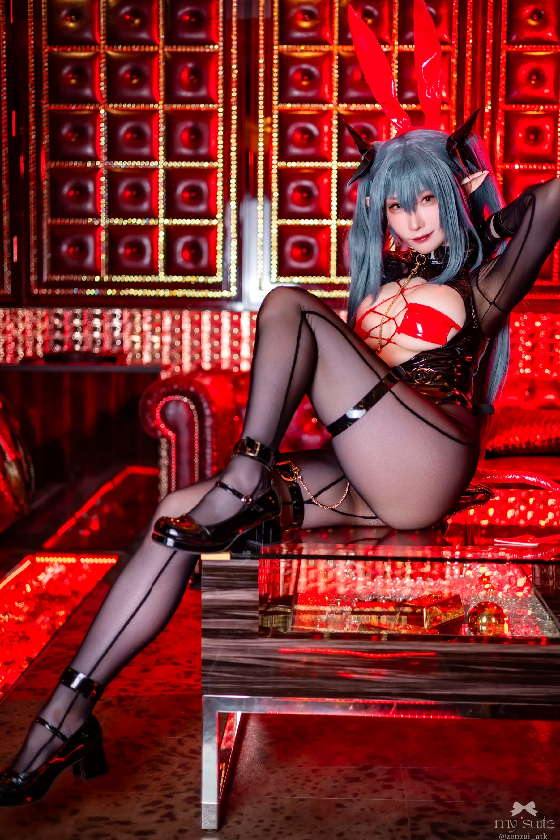(Cosplay) [my suite] Atsuki あつき - Suite Lane 30 碧蓝航线皮衣黑丝角色扮演 [369P]
