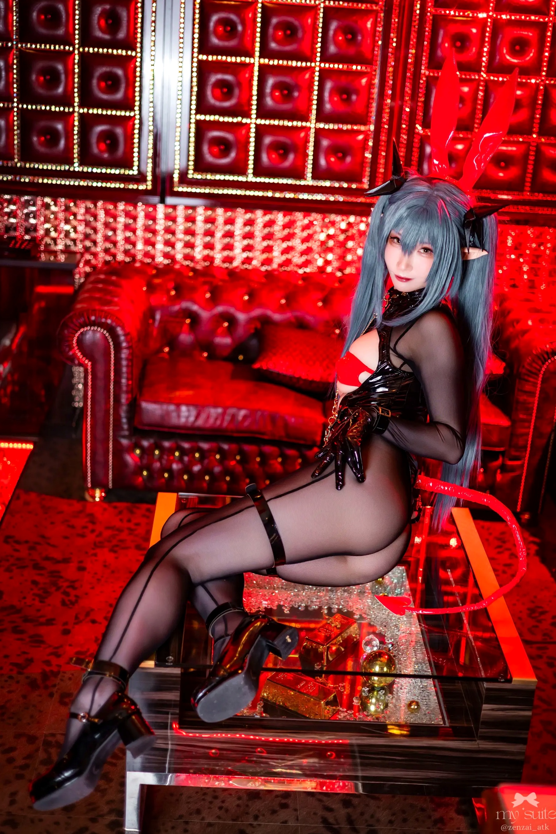 (Cosplay) [my suite] Atsuki あつき - Suite Lane 30 碧蓝航线皮衣黑丝角色扮演 [369P]