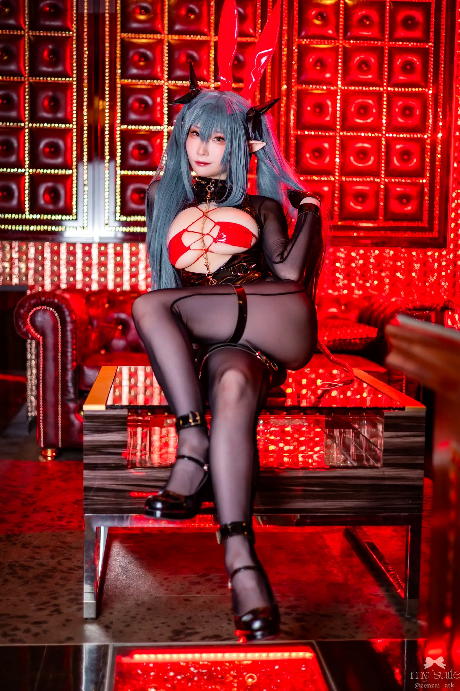 (Cosplay) [my suite] Atsuki あつき - Suite Lane 30 碧蓝航线皮衣黑丝角色扮演 [369P]