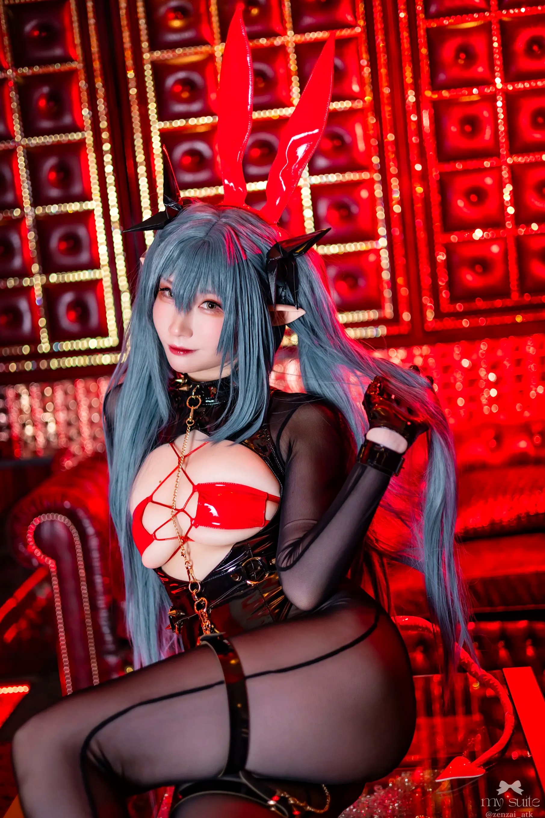 (Cosplay) [my suite] Atsuki あつき - Suite Lane 30 碧蓝航线皮衣黑丝角色扮演 [369P]