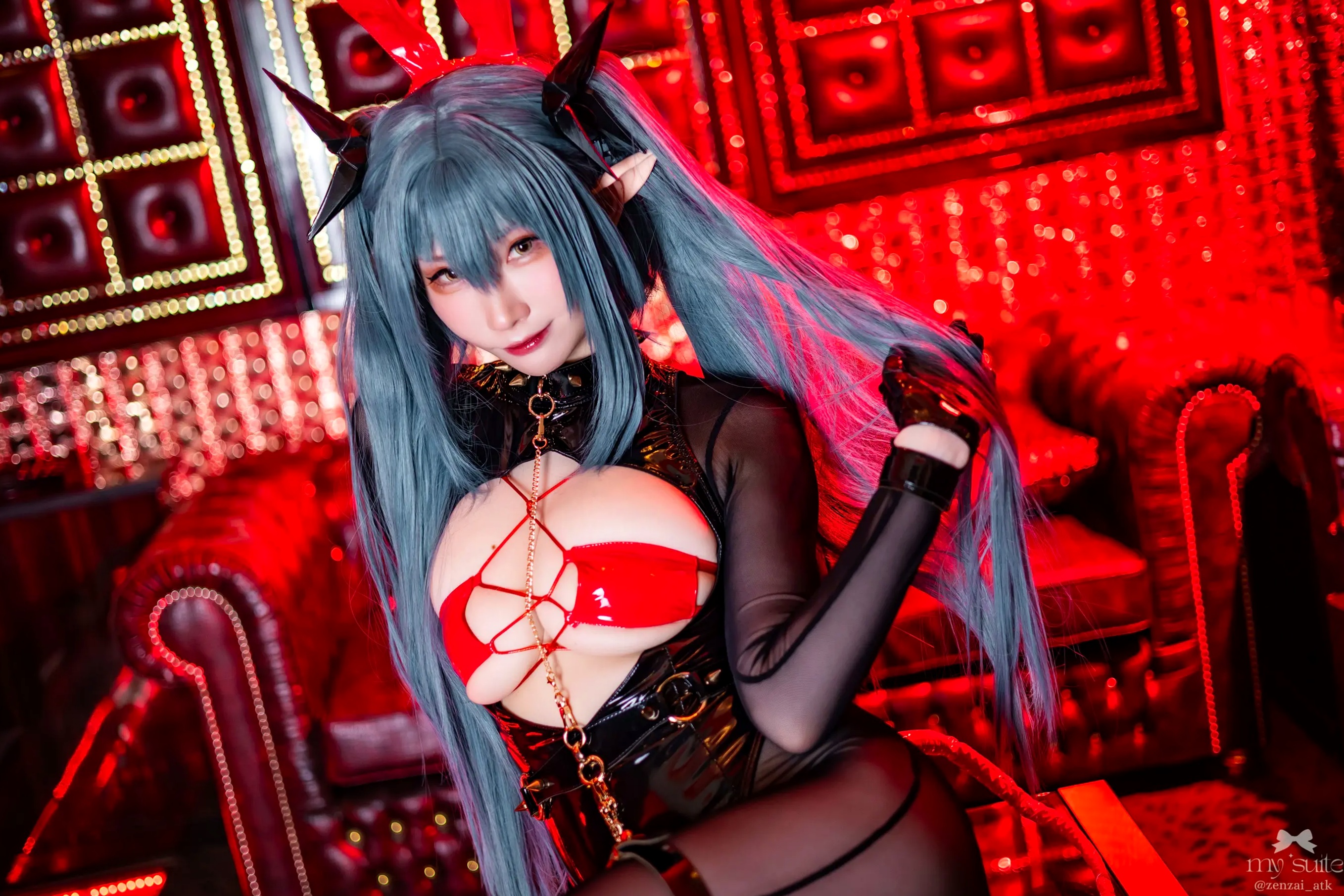 (Cosplay) [my suite] Atsuki あつき - Suite Lane 30 碧蓝航线皮衣黑丝角色扮演 [369P]