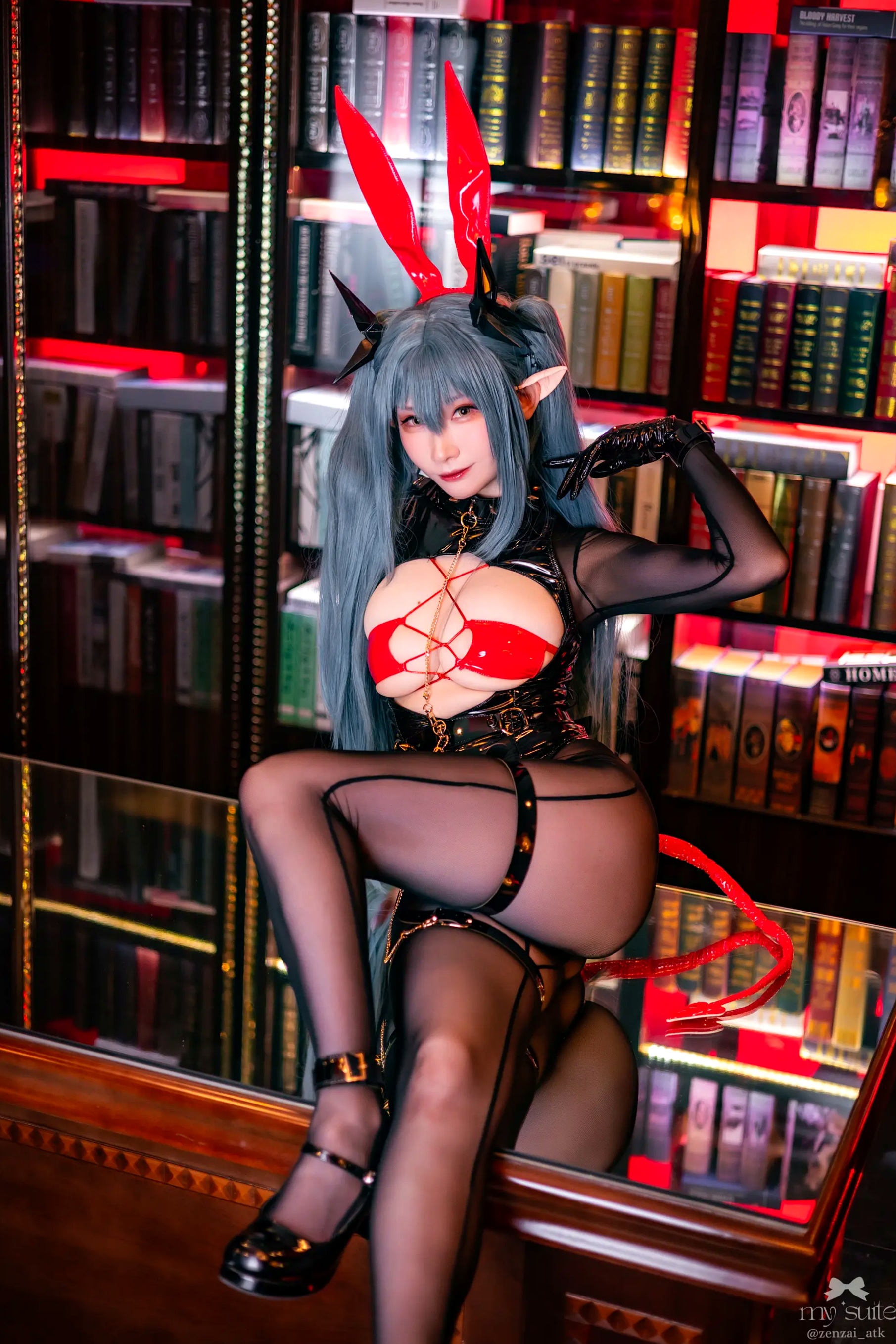 (Cosplay) [my suite] Atsuki あつき - Suite Lane 30 碧蓝航线皮衣黑丝角色扮演 [369P]