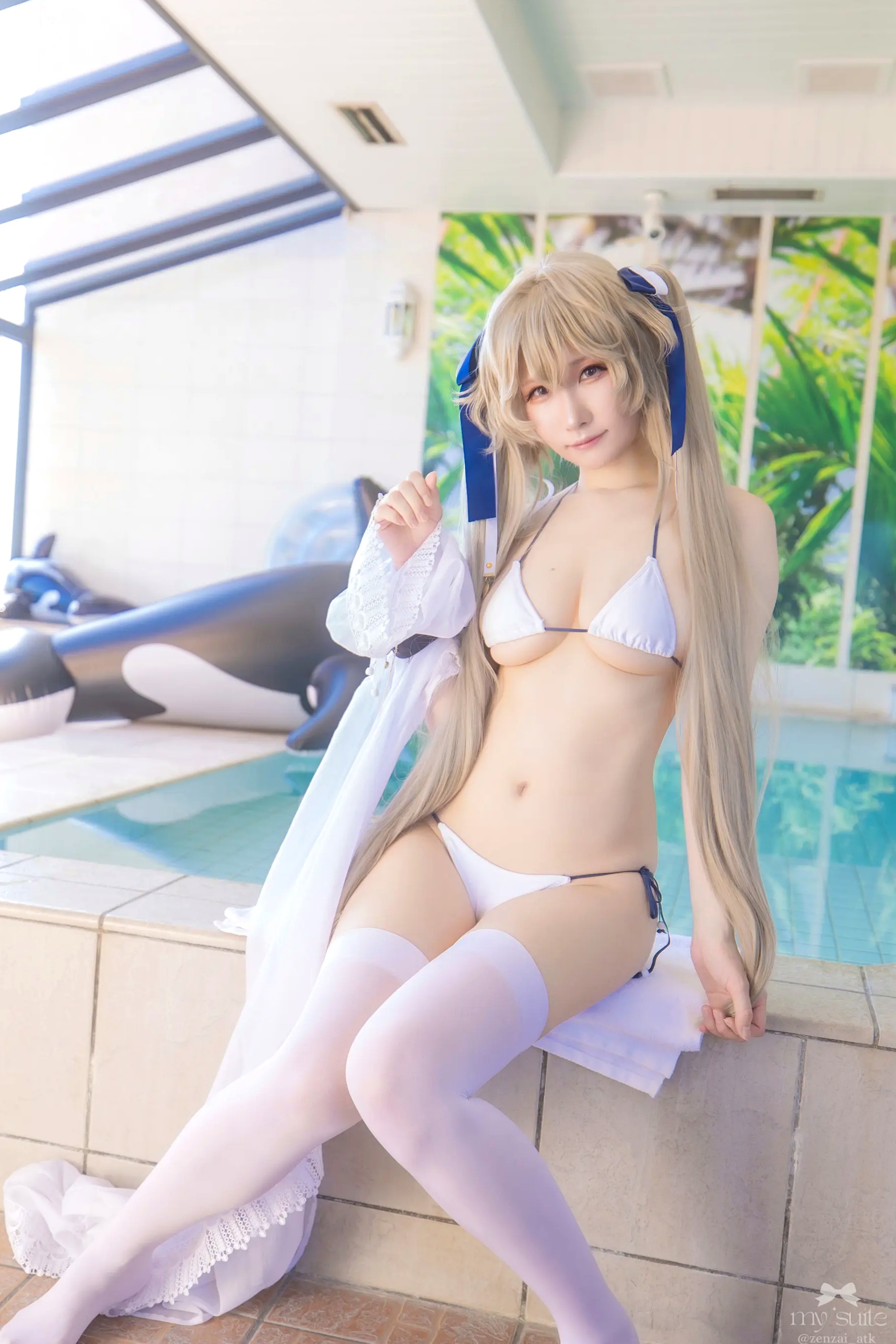 Gallery - (Cosplay) [my suite] Atsuki あつき - Suite Lane 29 泳池比基尼性感私房美臀写真 [361P]日本角色扮演性感泳池美臀 女神私房照_秀色女神 - image 27