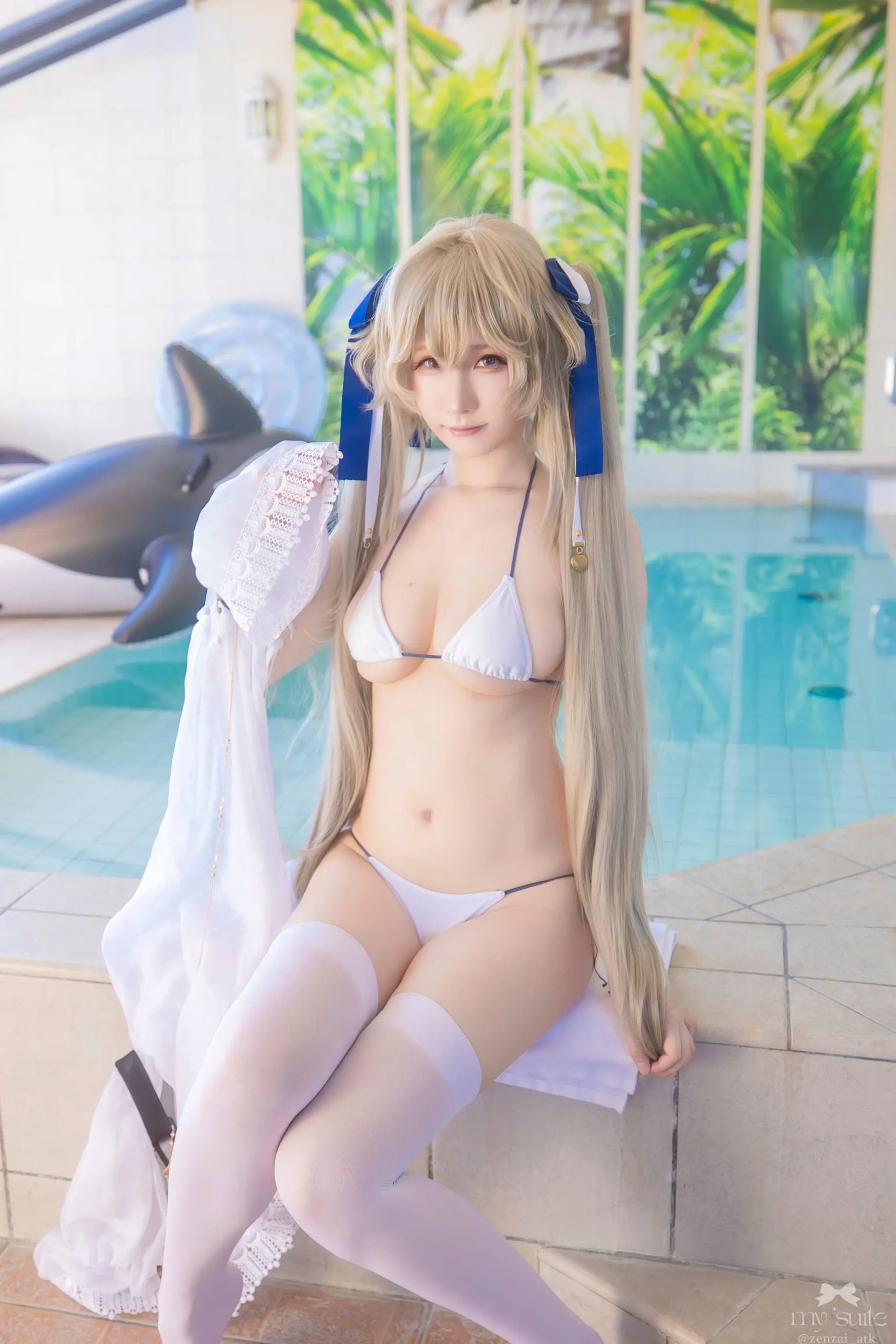 Gallery - (Cosplay) [my suite] Atsuki あつき - Suite Lane 29 泳池比基尼性感私房美臀写真 [361P]日本角色扮演性感泳池美臀 女神私房照_秀色女神 - image 28