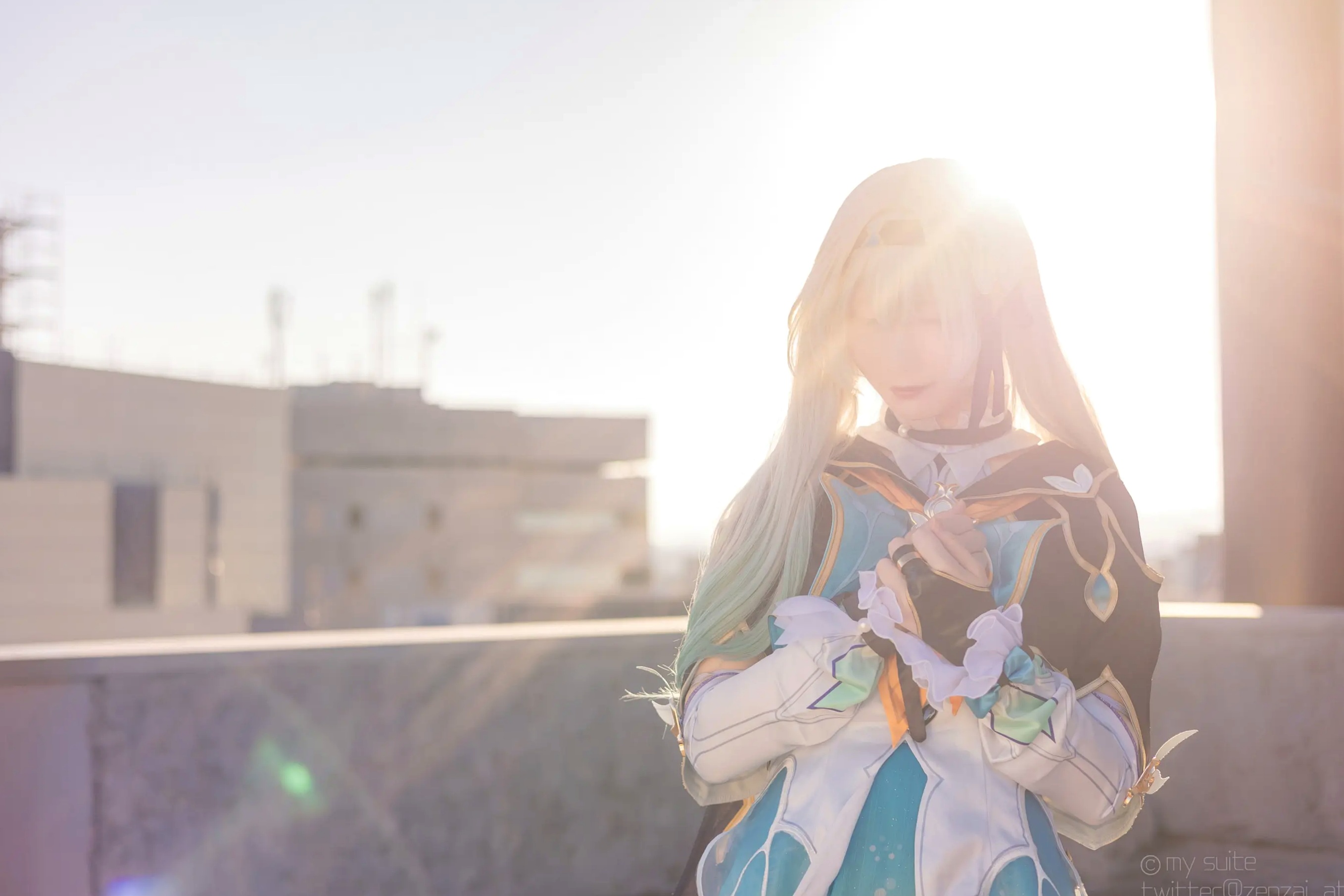 [Cosplay] Atsuki あつき 崩坏星穹铁道银狼流萤兔女郎性感角色扮演写真