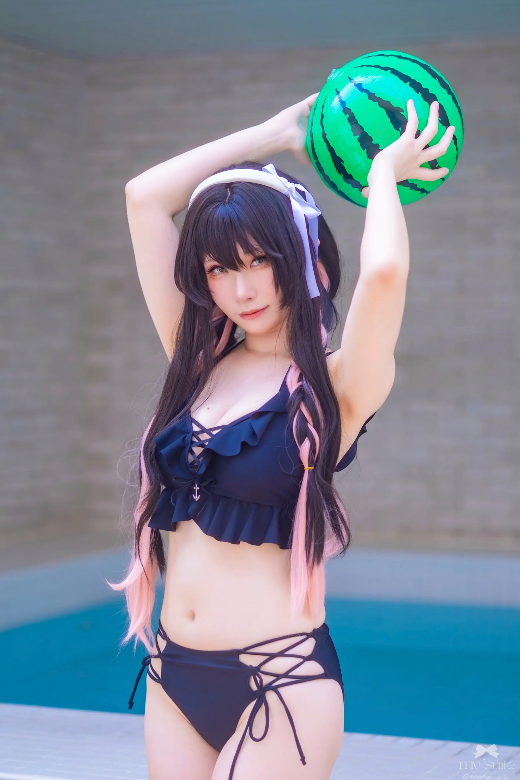 Gallery - (Cosplay) [my suite] Atsuki あつき - Suite Collection 49 泳池高叉泳装比基尼写真 [358P]日本泳池角色扮演比基尼性感 女神私房照_秀色女神 - image 1