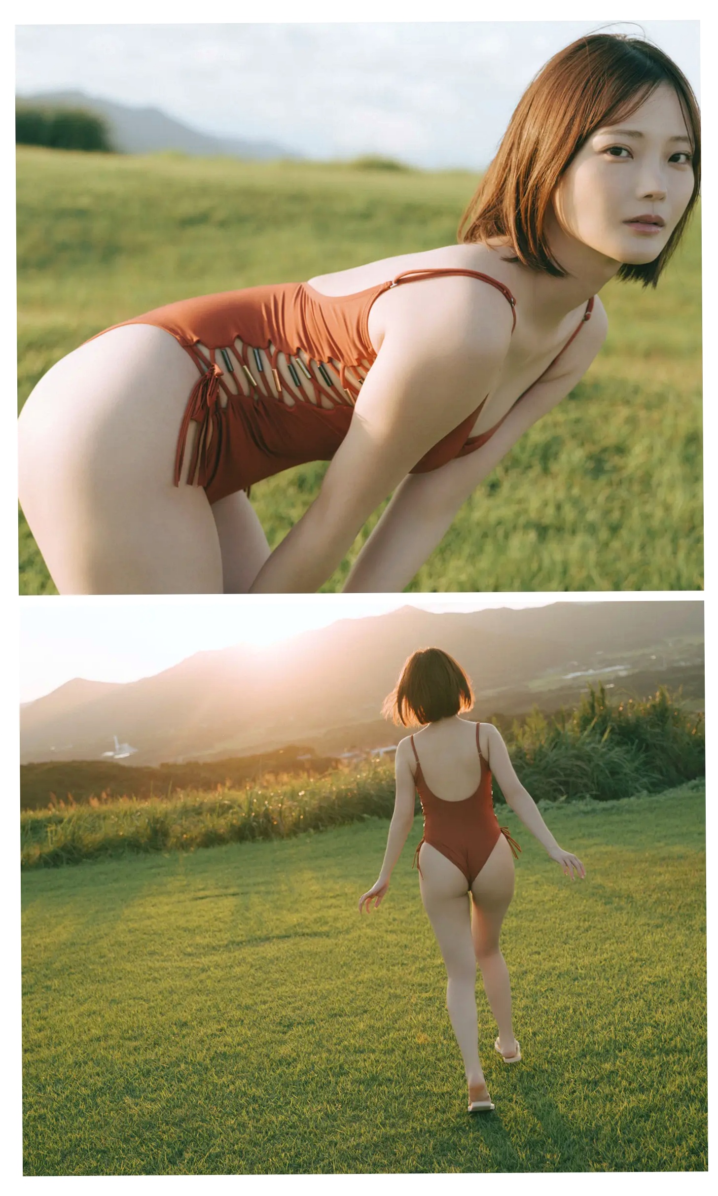 新谷姬加 - 福江岛序章 日系清新沙滩比基尼与性感内衣写真 [42P]