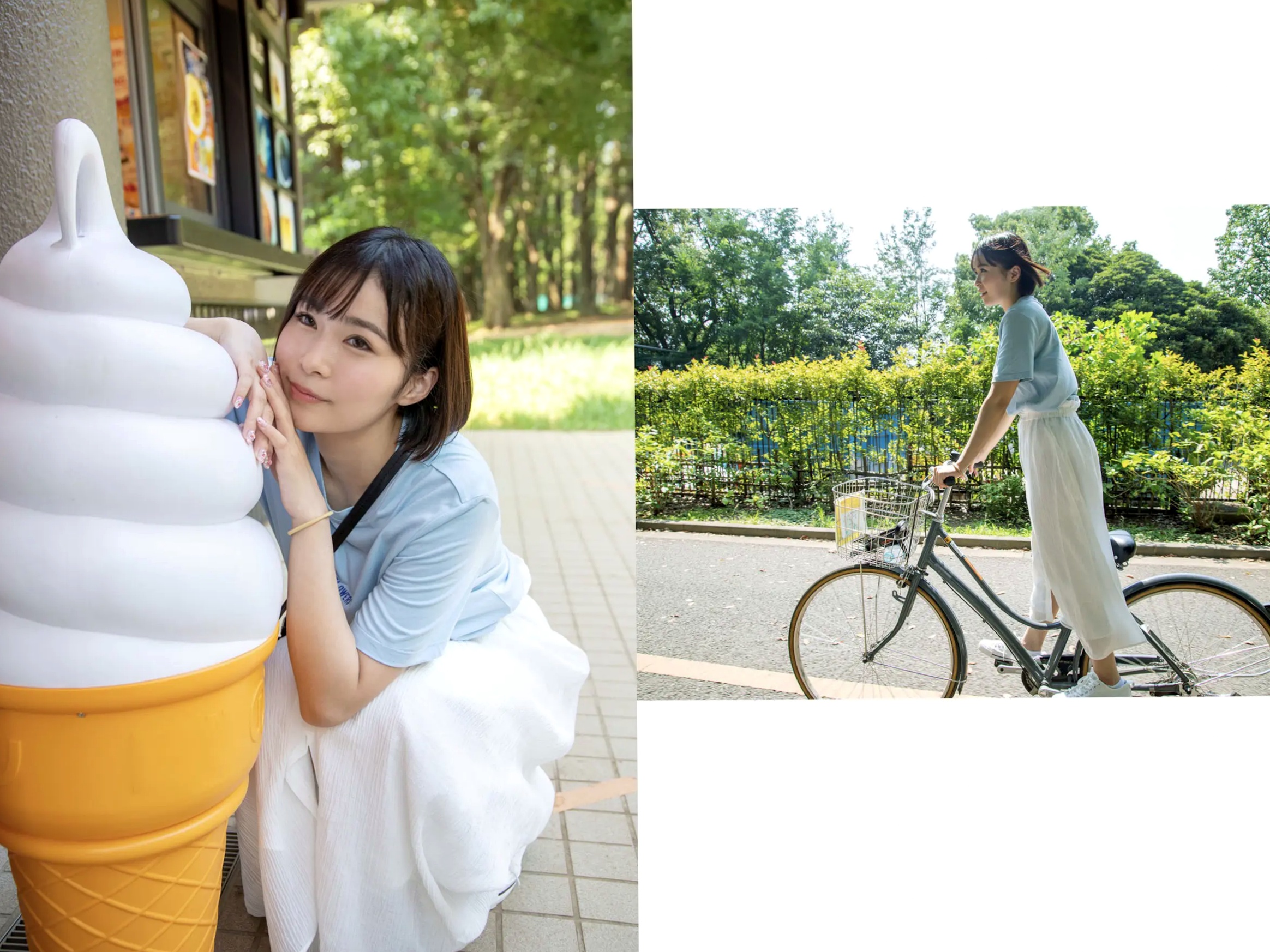 Gallery - 河合あすな - ak 〜君と一緒に〜 户外街拍清新治愈美图日本街拍户外清新治愈系 女神私房照_秀色女神 - image 16
