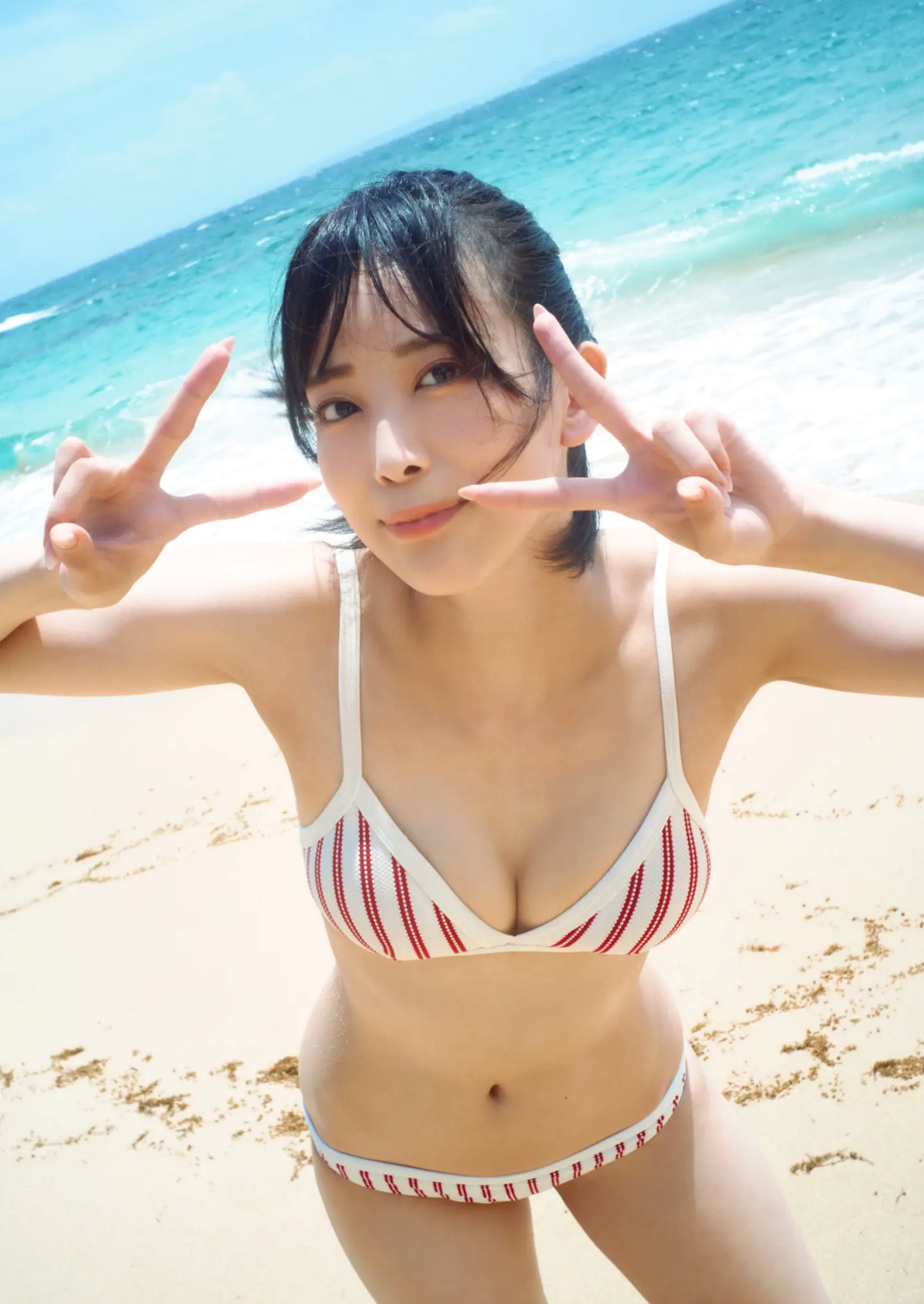 Gallery - 北原沙弥香《常夏の余韻》和服清新与海滨湿身写真日本和服清新湿身气质 女神私房照_秀色女神 - image 1