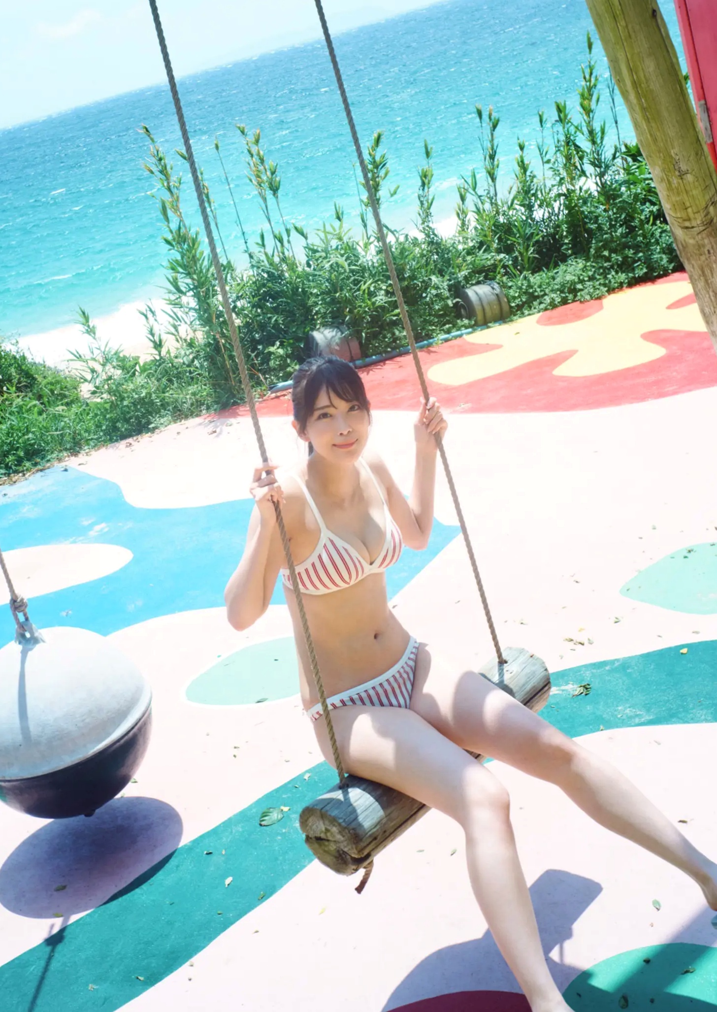 Gallery - 北原沙弥香《常夏の余韻》和服清新与海滨湿身写真日本和服清新湿身气质 女神私房照_秀色女神 - image 2
