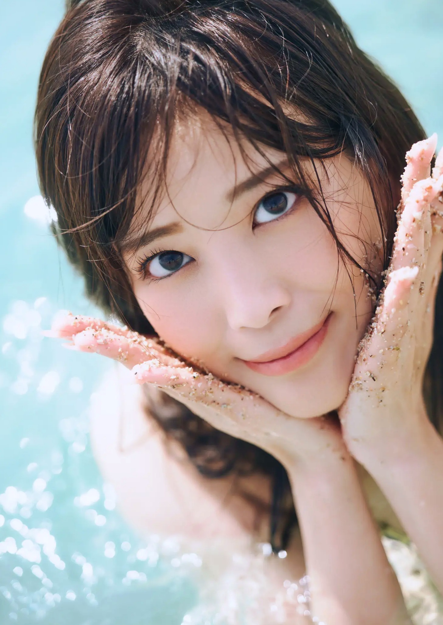 Gallery - 北原沙弥香《常夏の余韻》和服清新与海滨湿身写真日本和服清新湿身气质 女神私房照_秀色女神 - image 15