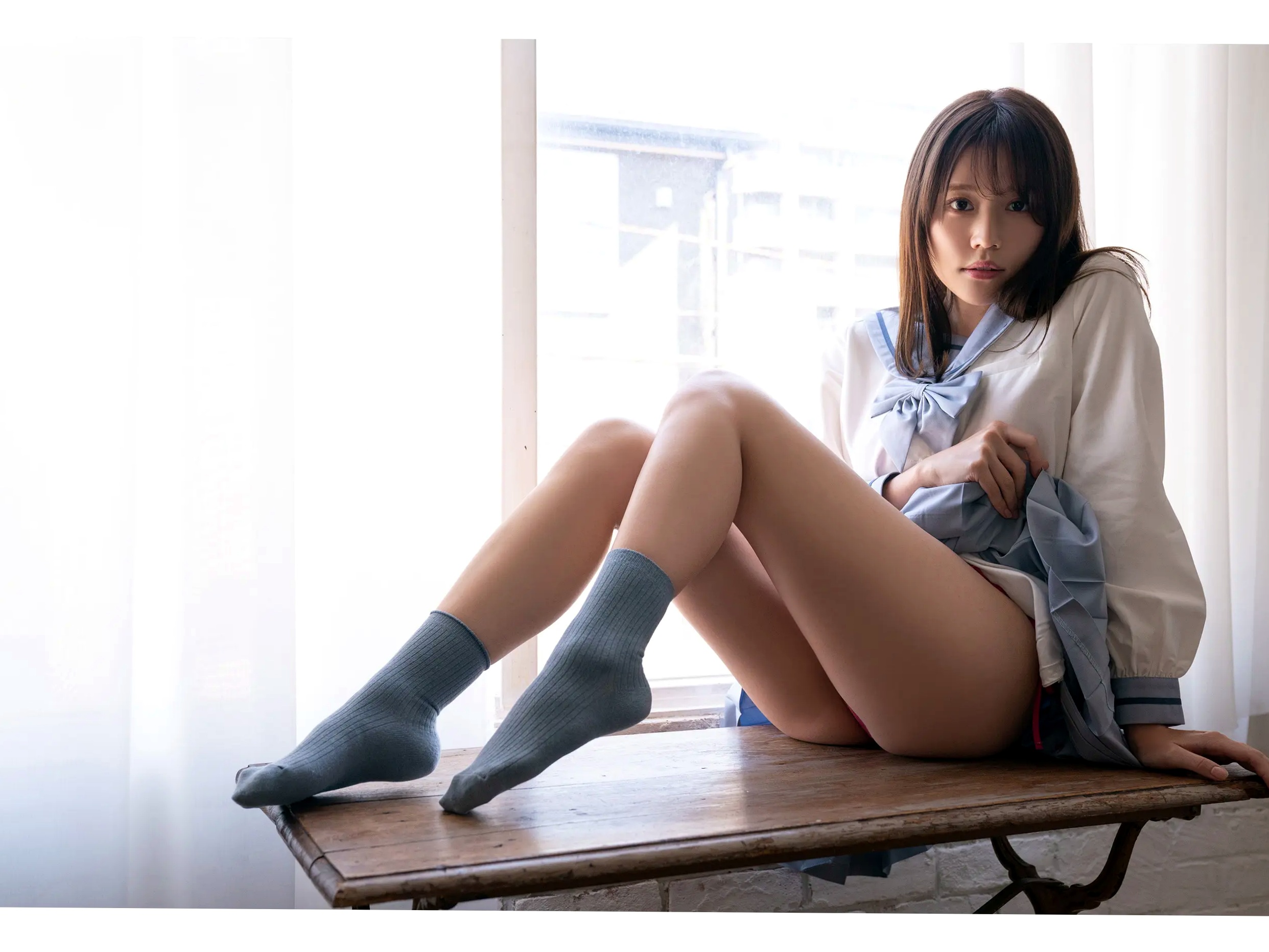 Gallery - 小日向ゆか - 恋愛の模範解答：日系清纯校服与性感比基尼写真日本校服比基尼清纯性感诱惑 女神私房照_秀色女神 - image 8