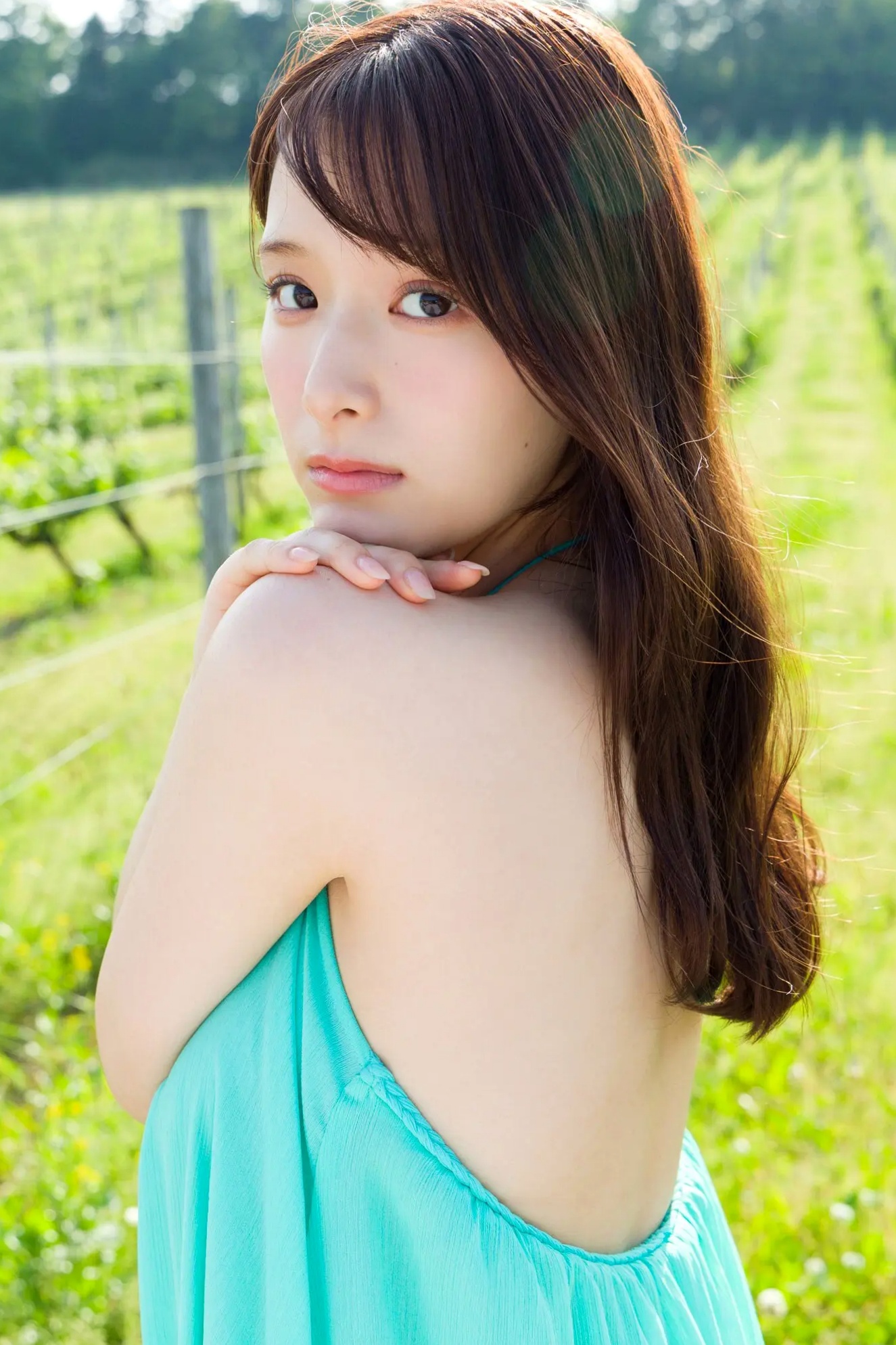 Gallery - 葉月くれあ - ミスマガのアソビバ！游乐园粉色比基尼户外清新写真日本比基尼性感户外养眼 女神私房照_秀色女神 - image 1