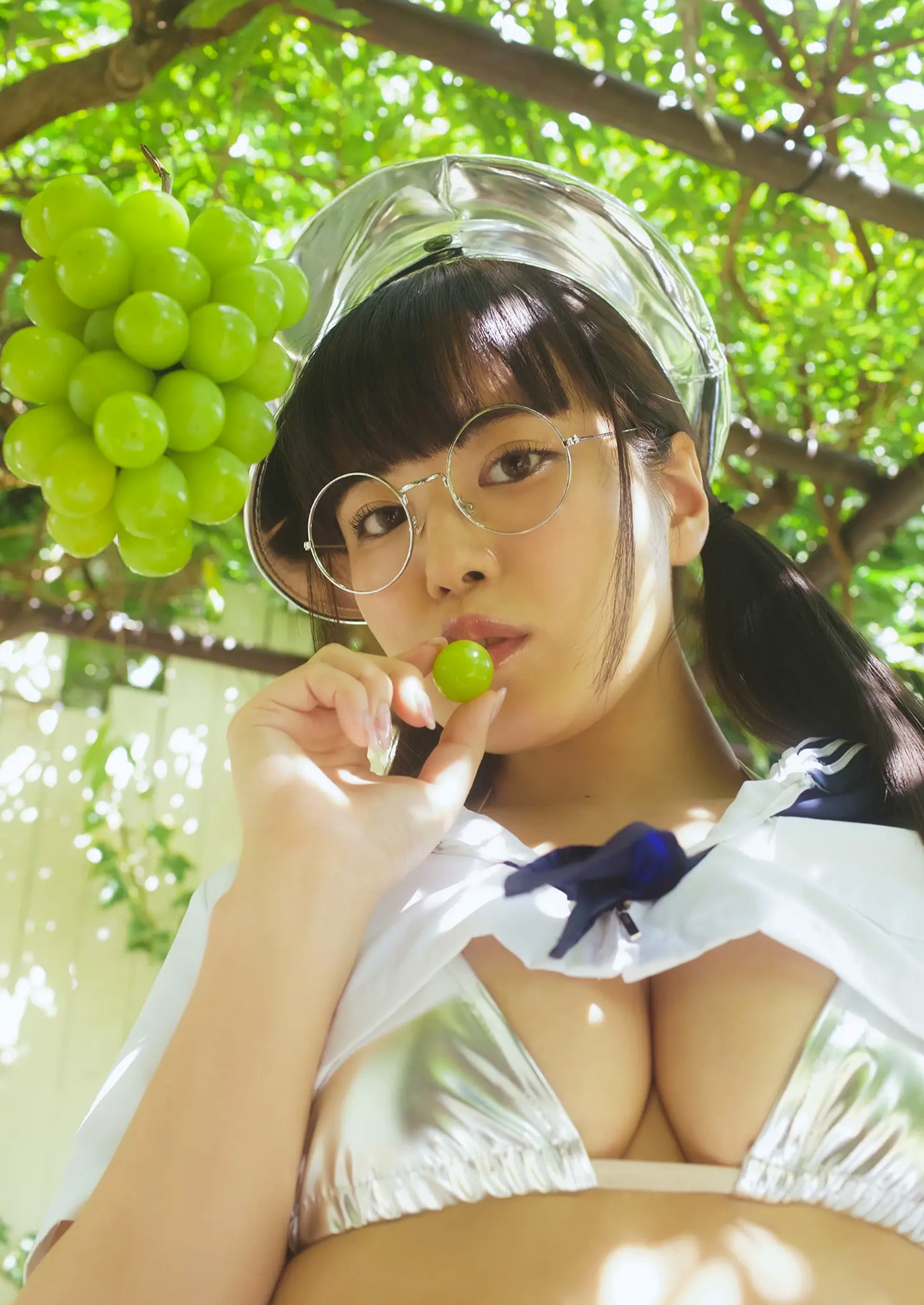 Gallery - 東雲うみ - 水果与眼镜性感写真 日本水手服眼镜娘内衣诱惑大尺幅日本性感制服诱惑人间胸器 女神私房照_秀色女神 - image 46