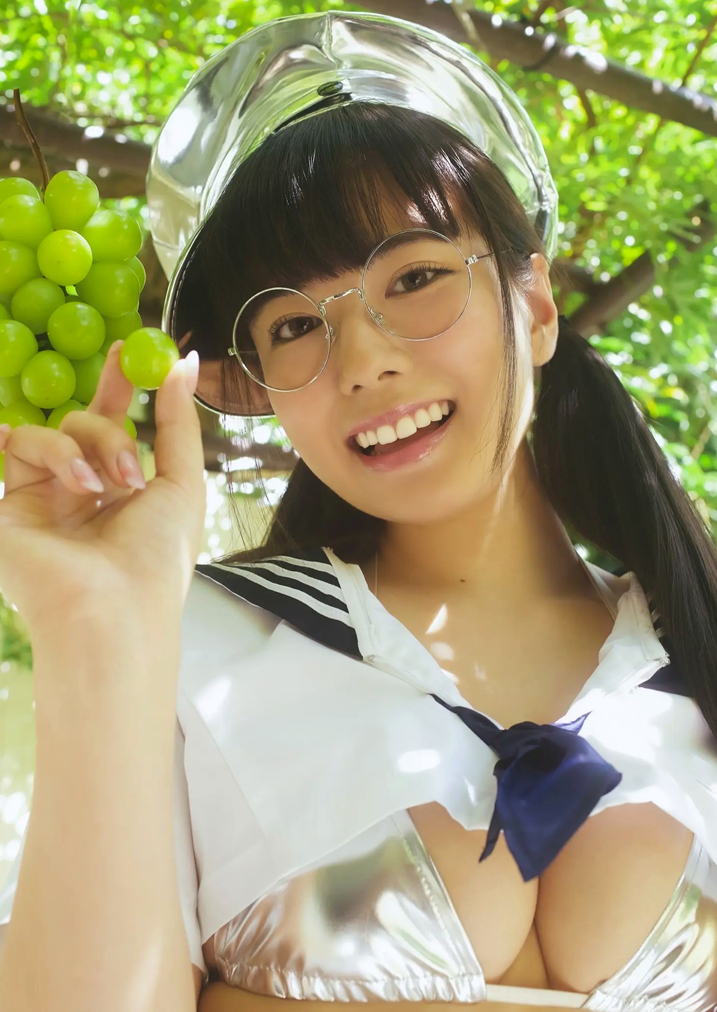 Gallery - 東雲うみ - 水果与眼镜性感写真 日本水手服眼镜娘内衣诱惑大尺幅日本性感制服诱惑人间胸器 女神私房照_秀色女神 - image 54
