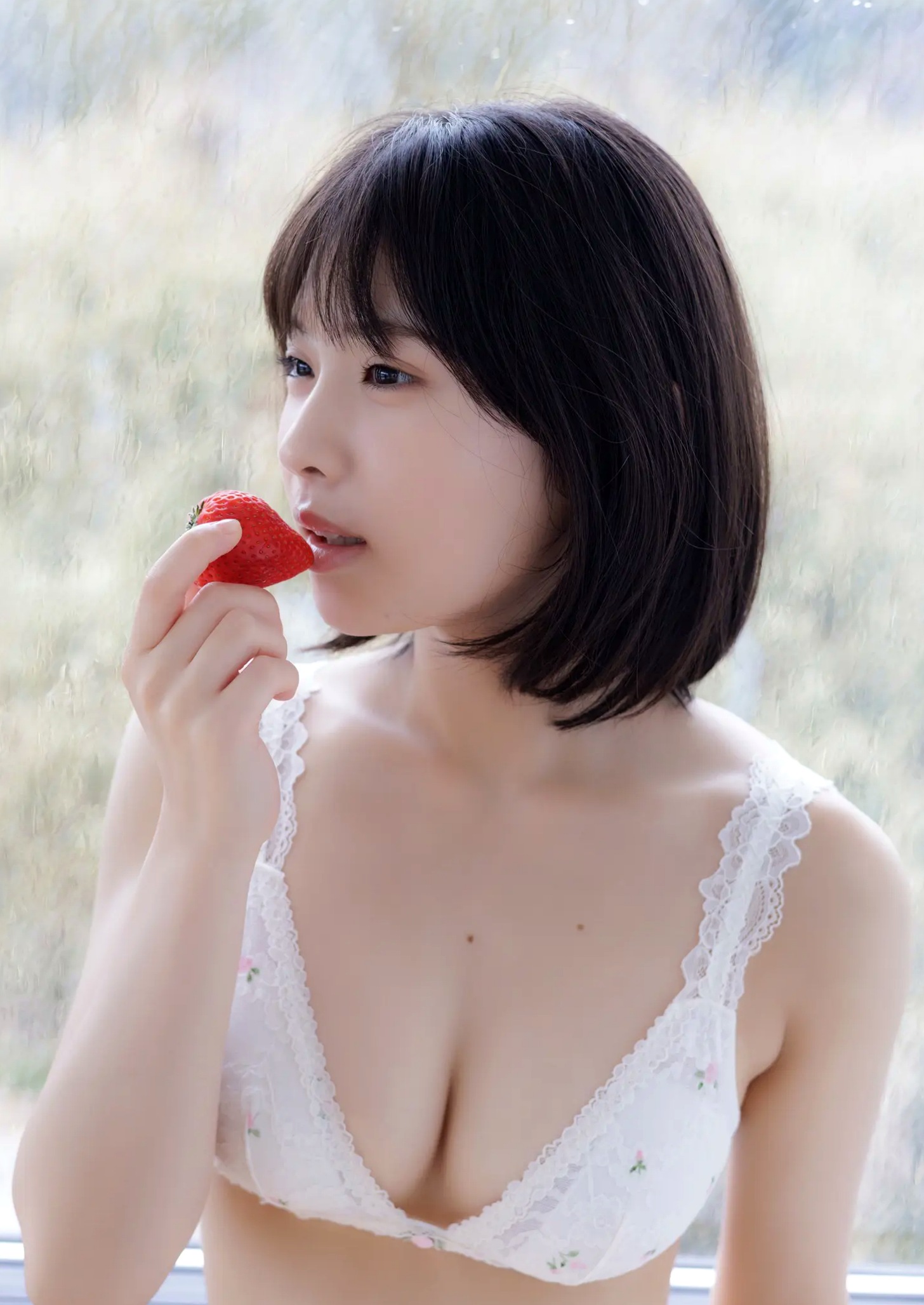 Gallery - 芳賀礼 - 难波第一可爱美少女 居家白色内衣清纯写真日本内衣家居清纯养眼 女神私房照_秀色女神 - image 12