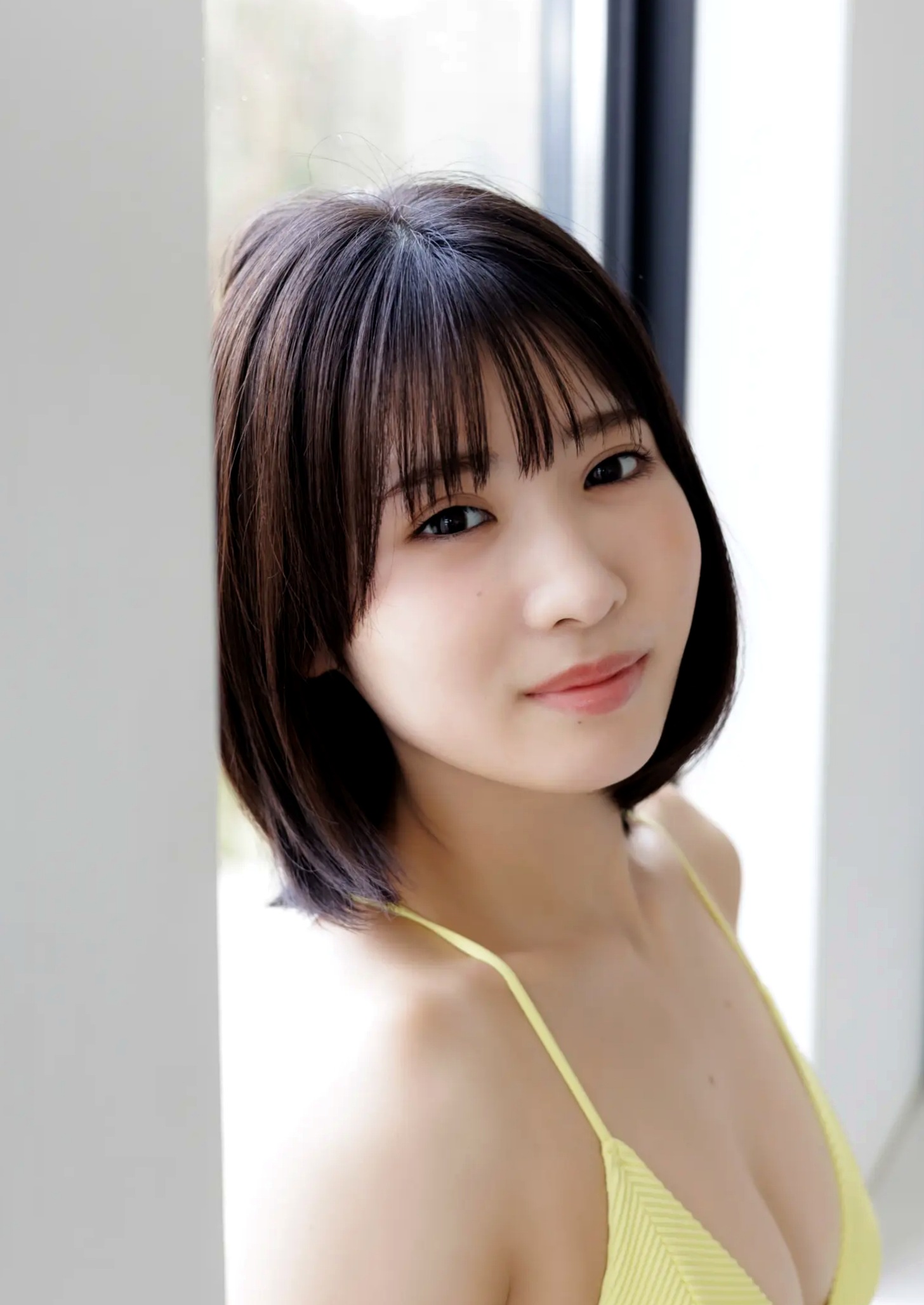 Gallery - 芳賀礼 - 难波第一可爱美少女 居家白色内衣清纯写真日本内衣家居清纯养眼 女神私房照_秀色女神 - image 53