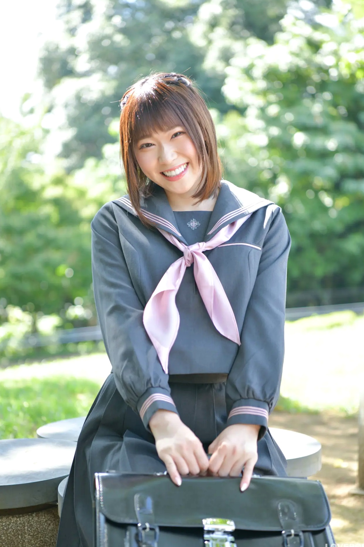 [LOVEPOP] 桜井紗稀 Saki Sakurai Photoset 02 日系JK水手校服黑丝写真