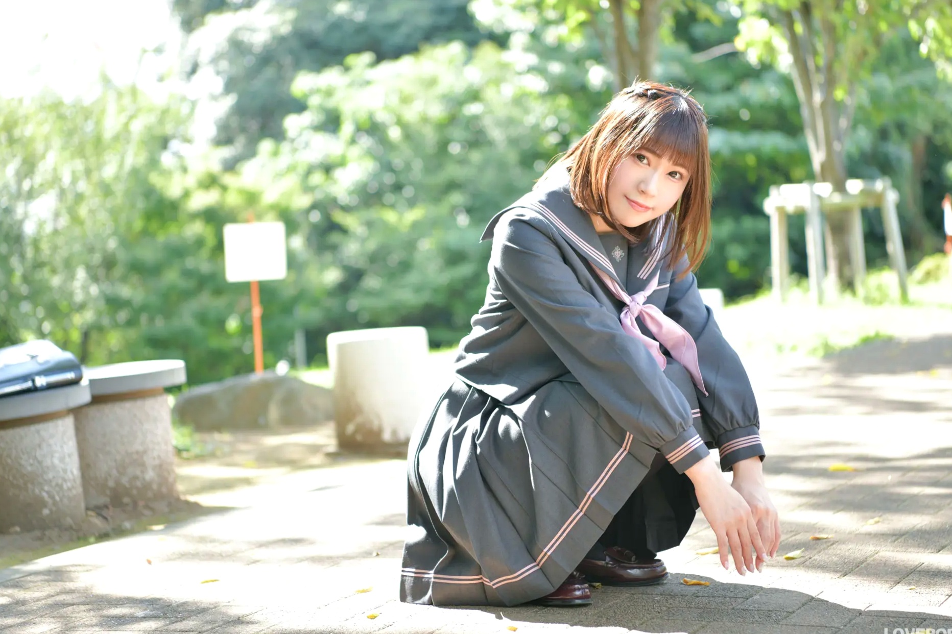[LOVEPOP] 桜井紗稀 Saki Sakurai Photoset 02 日系JK水手校服黑丝写真