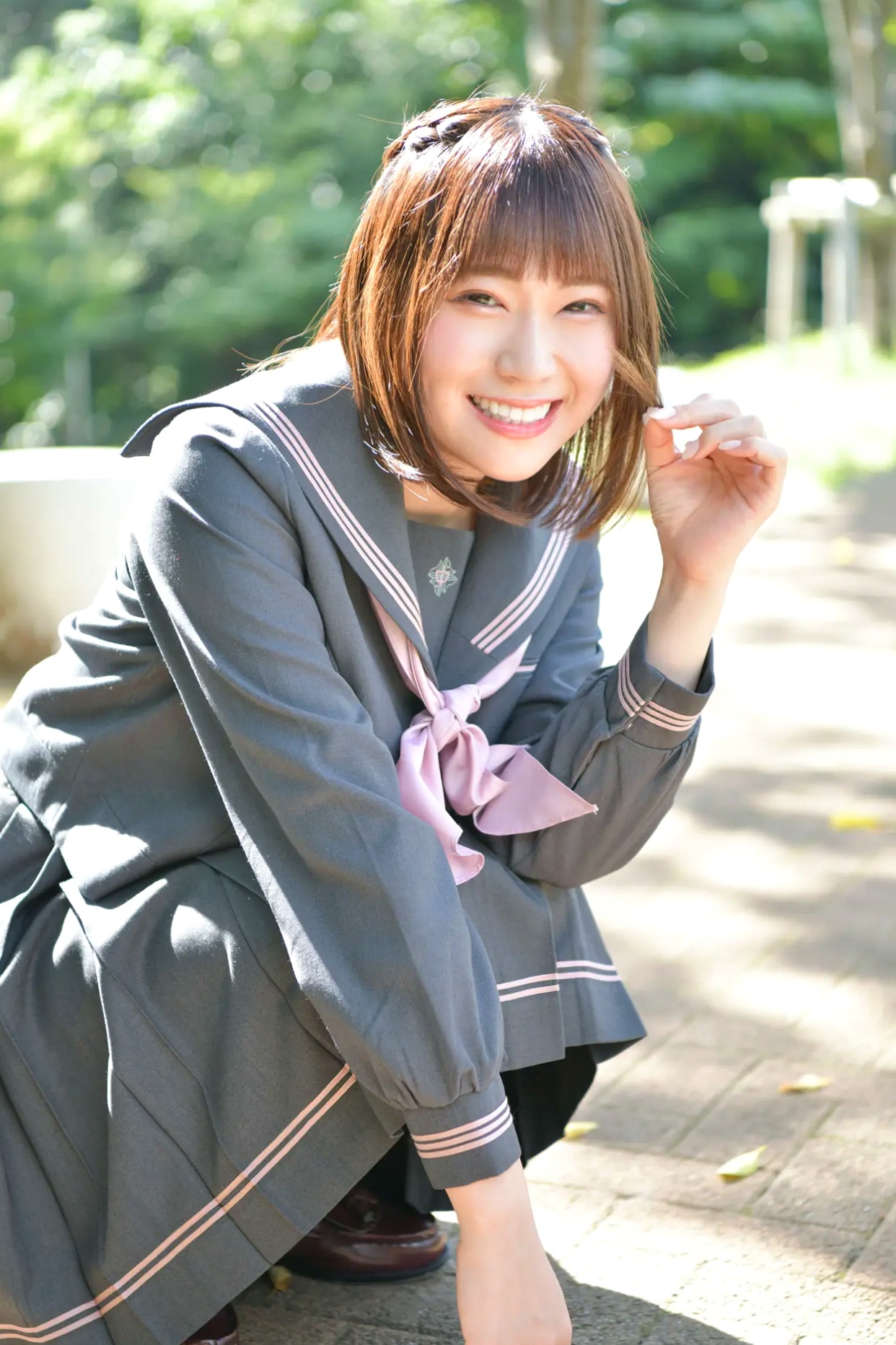 [LOVEPOP] 桜井紗稀 Saki Sakurai Photoset 02 日系JK水手校服黑丝写真
