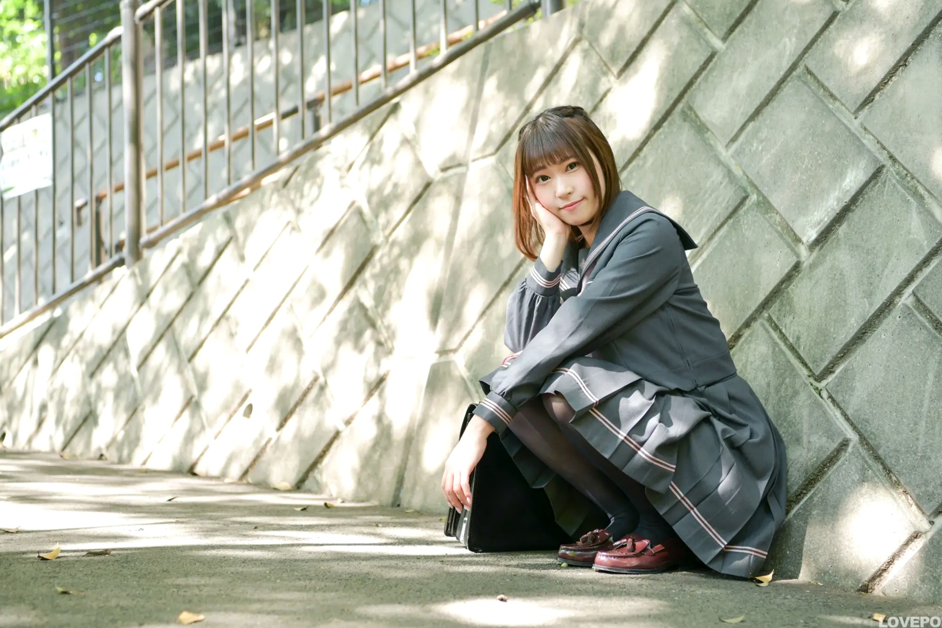 [LOVEPOP] 桜井紗稀 Saki Sakurai Photoset 02 日系JK水手校服黑丝写真