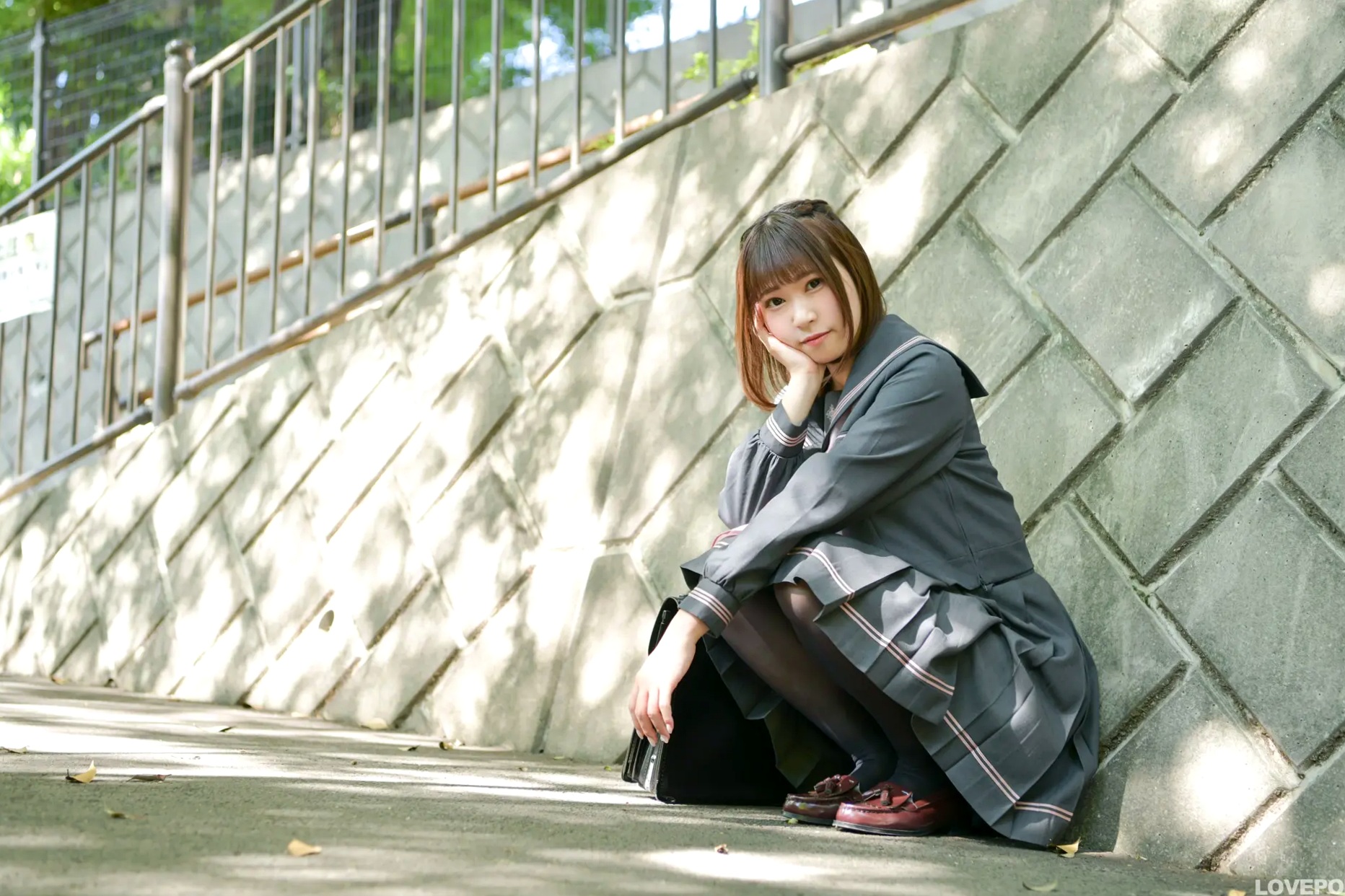 [LOVEPOP] 桜井紗稀 Saki Sakurai Photoset 02 日系JK水手校服黑丝写真