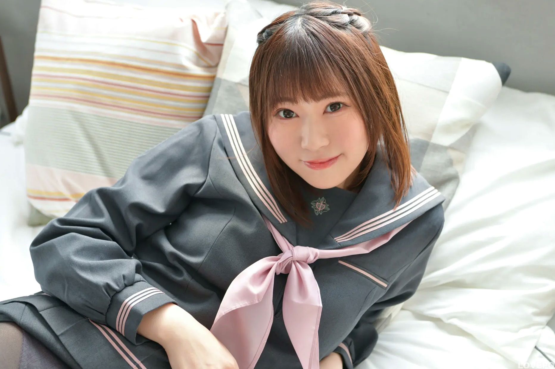 [LOVEPOP] 桜井紗稀 Saki Sakurai Photoset 02 日系JK水手校服黑丝写真