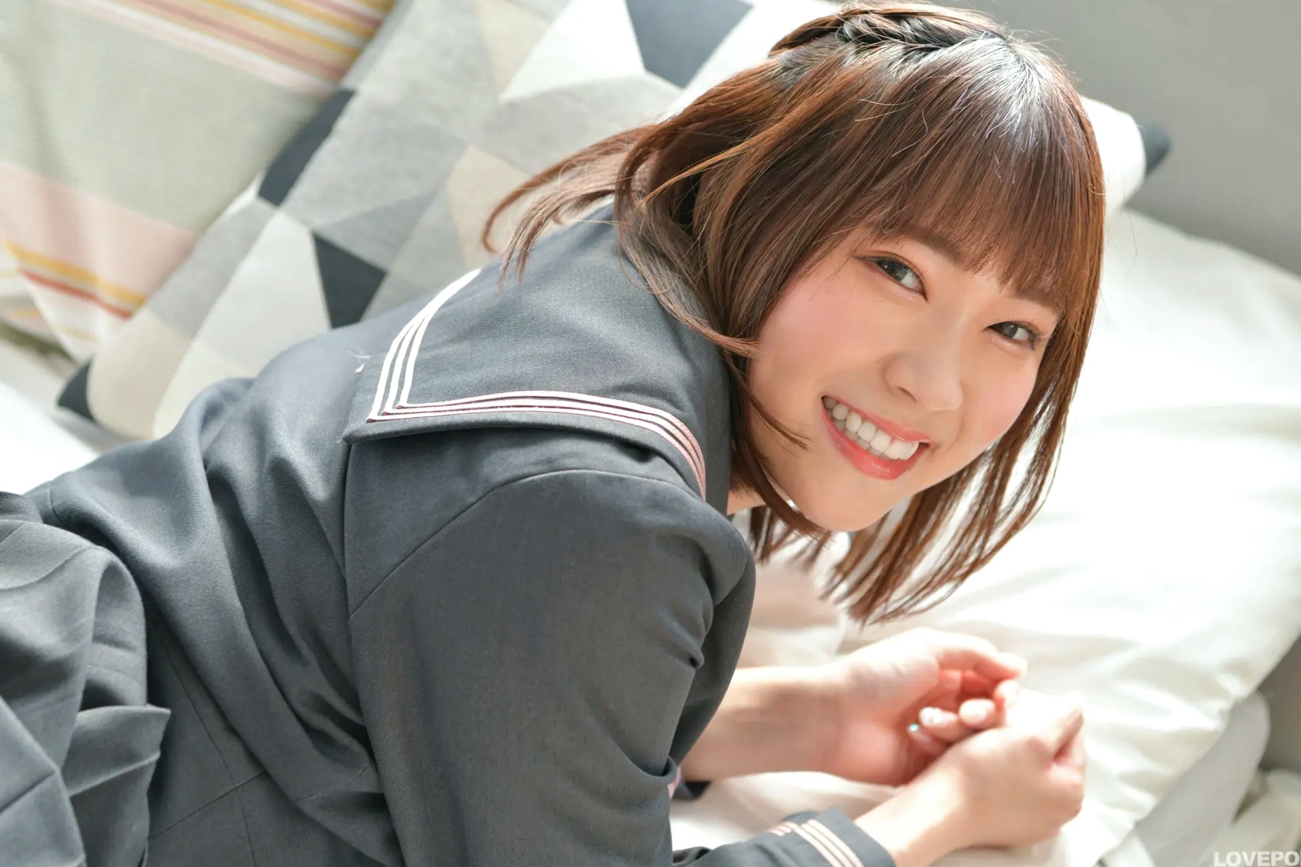 [LOVEPOP] 桜井紗稀 Saki Sakurai Photoset 02 日系JK水手校服黑丝写真