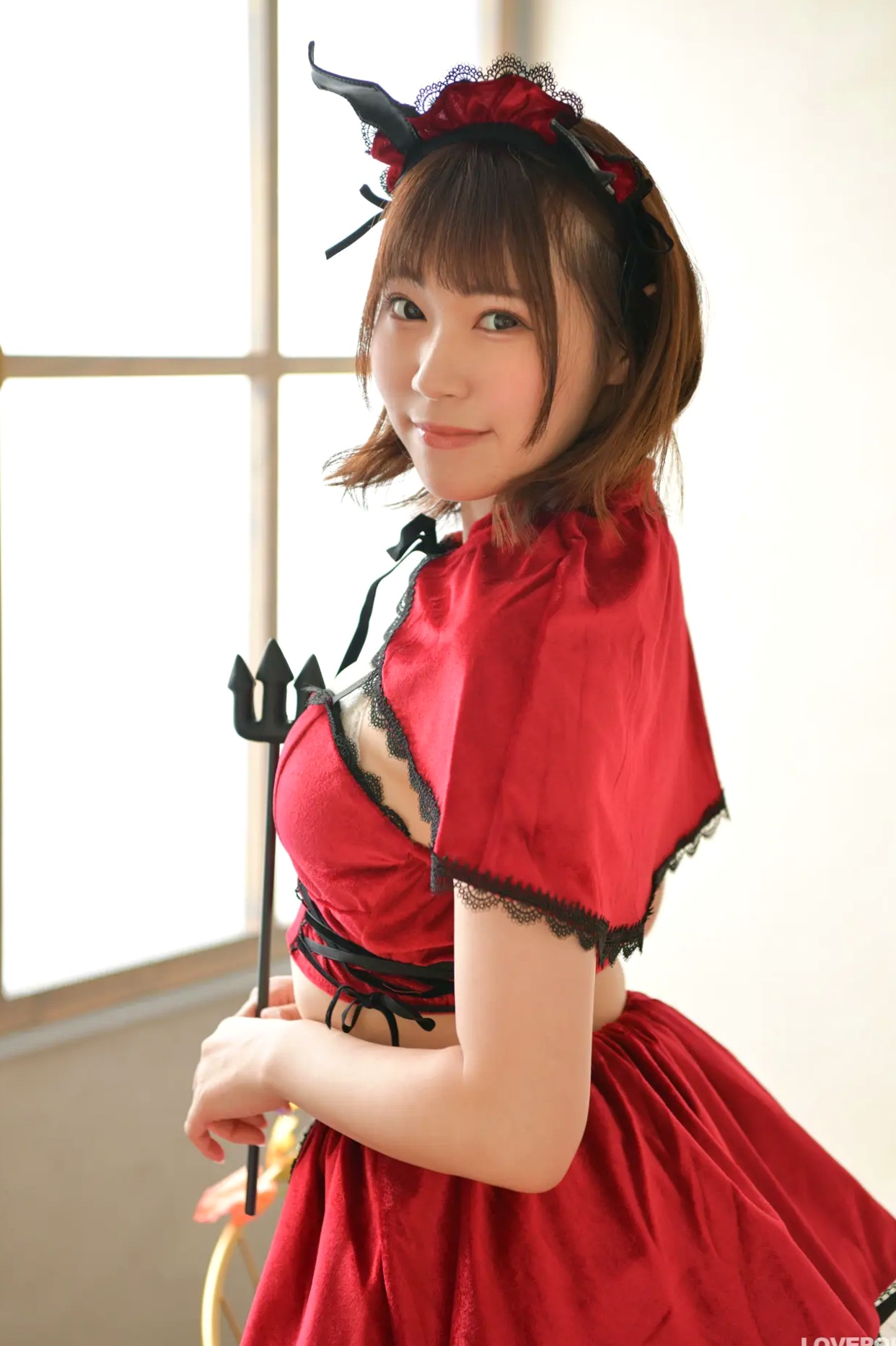 Gallery - [LOVEPOP] Saki Sakurai 桜井紗稀 Photoset 01 红色小魔女角色扮演性感美胸写真日本角色扮演性感波涛胸涌萌系 女神私房照_秀色女神 - image 14