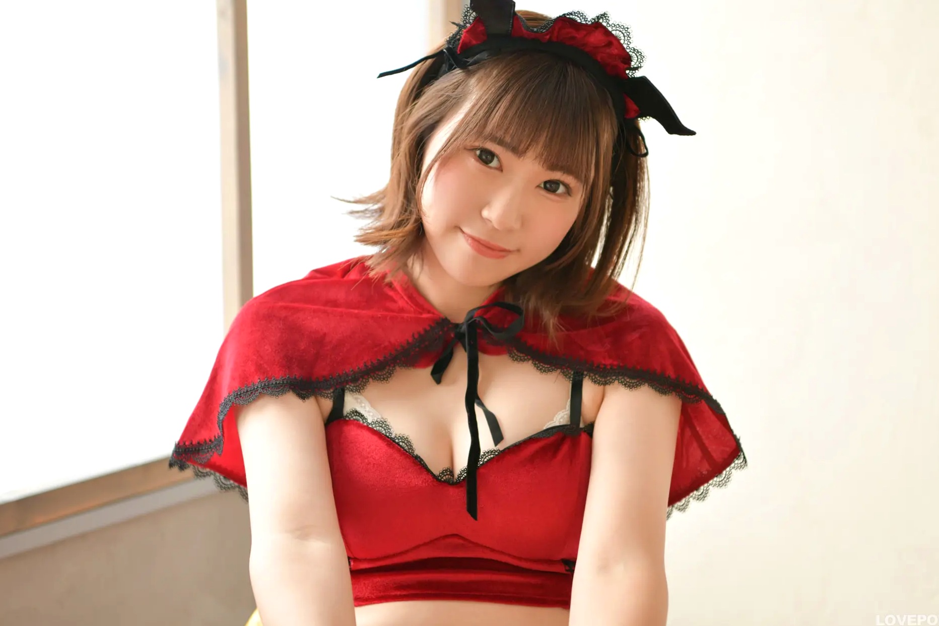 Gallery - [LOVEPOP] Saki Sakurai 桜井紗稀 Photoset 01 红色小魔女角色扮演性感美胸写真日本角色扮演性感波涛胸涌萌系 女神私房照_秀色女神 - image 26