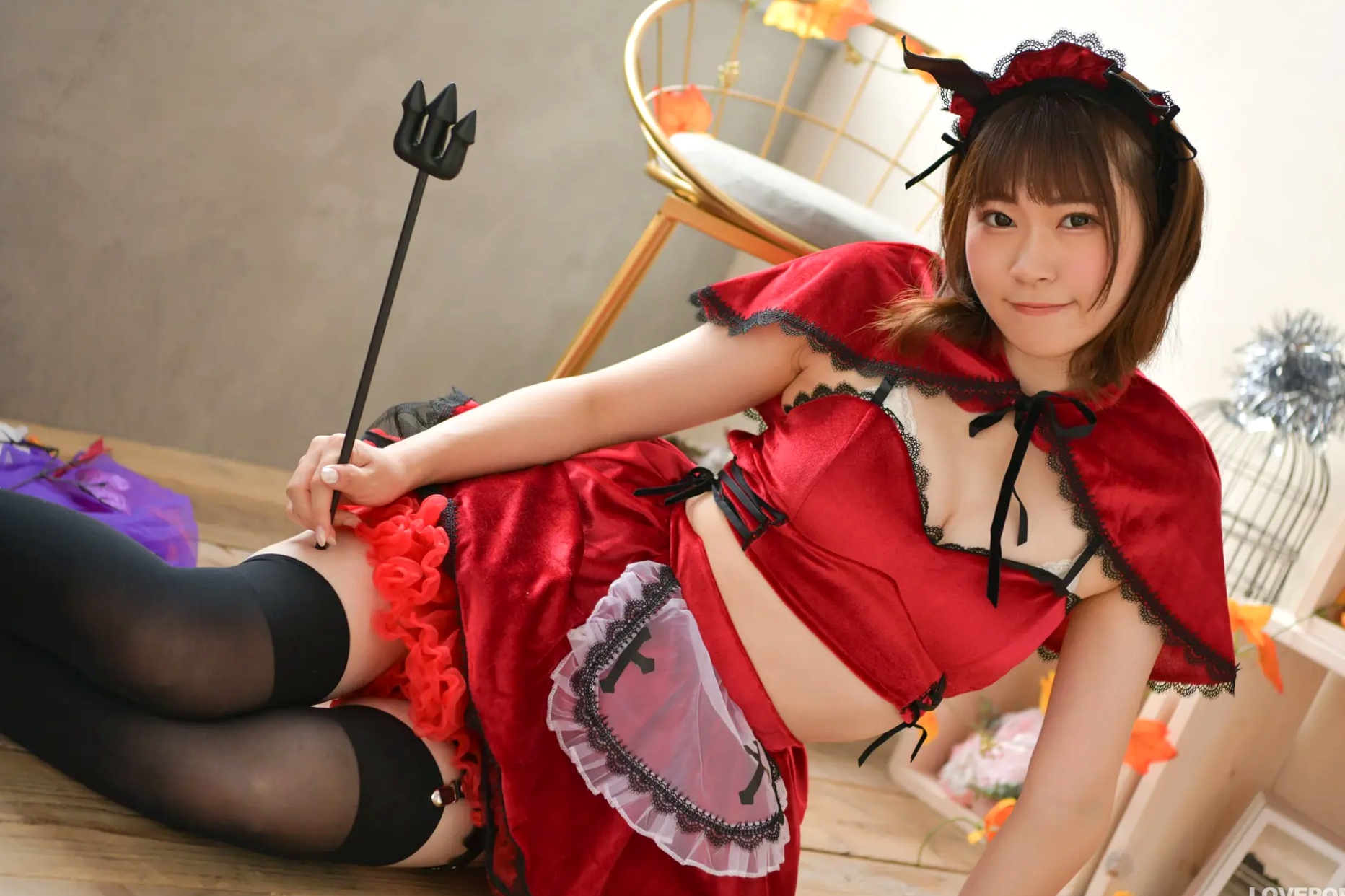 Gallery - [LOVEPOP] Saki Sakurai 桜井紗稀 Photoset 01 红色小魔女角色扮演性感美胸写真日本角色扮演性感波涛胸涌萌系 女神私房照_秀色女神 - image 53