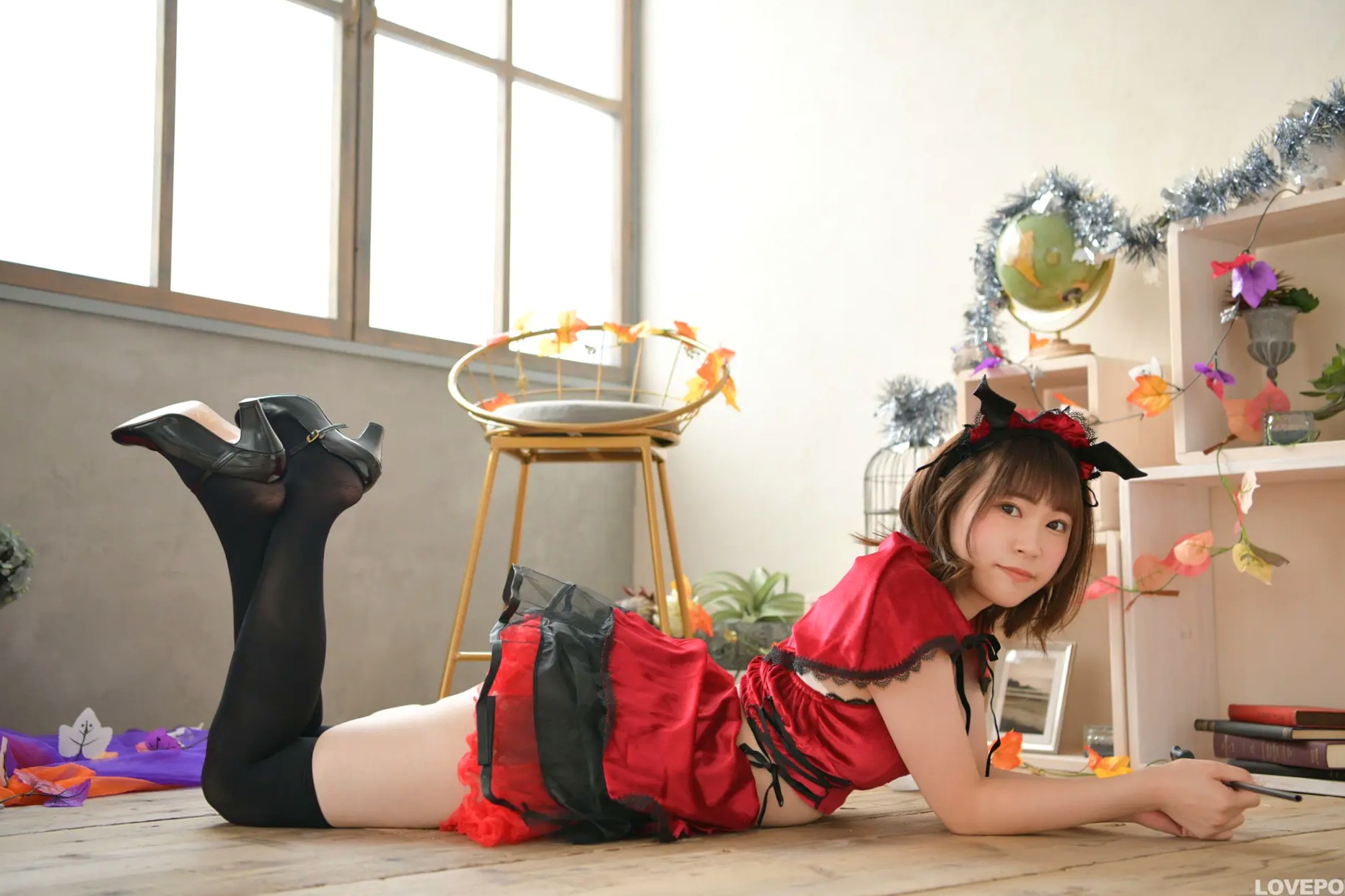 Gallery - [LOVEPOP] Saki Sakurai 桜井紗稀 Photoset 01 红色小魔女角色扮演性感美胸写真日本角色扮演性感波涛胸涌萌系 女神私房照_秀色女神 - image 62