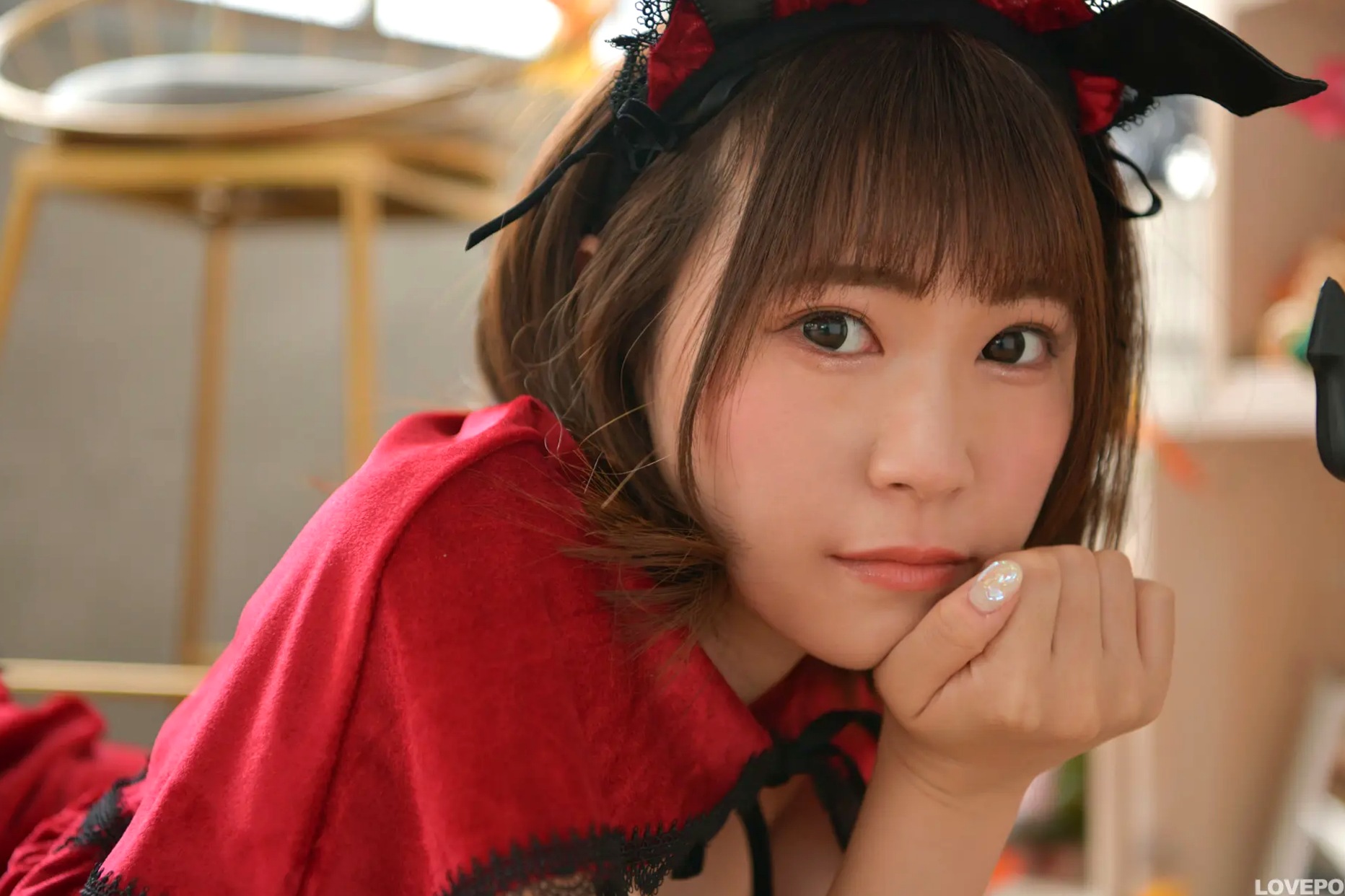 Gallery - [LOVEPOP] Saki Sakurai 桜井紗稀 Photoset 01 红色小魔女角色扮演性感美胸写真日本角色扮演性感波涛胸涌萌系 女神私房照_秀色女神 - image 64