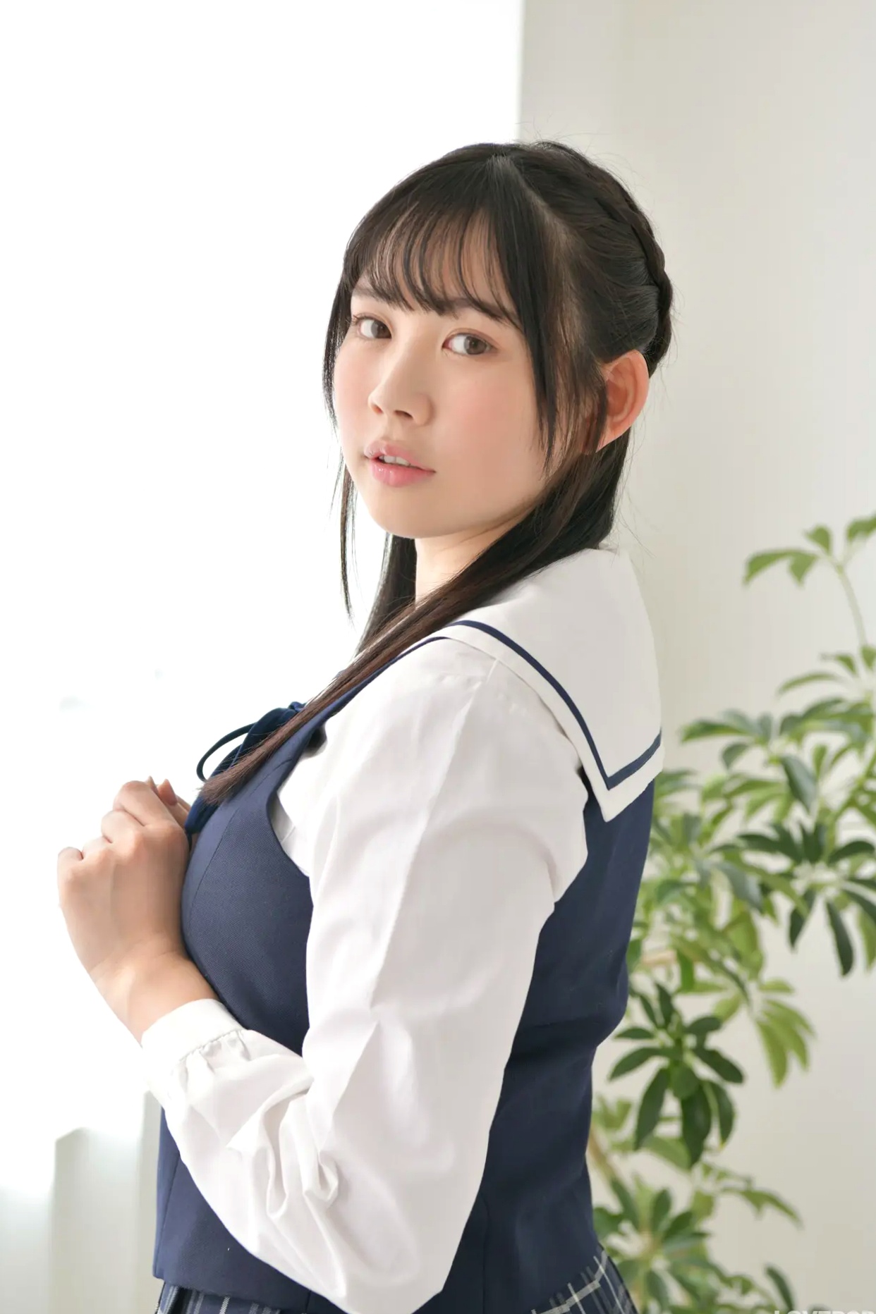 Gallery - [LOVEPOP] Seina Shinomi 篠見星奈 Photoset 06 日系清纯校服制服美腿写真日本校服制服清纯美腿 女神私房照_秀色女神 - image 15