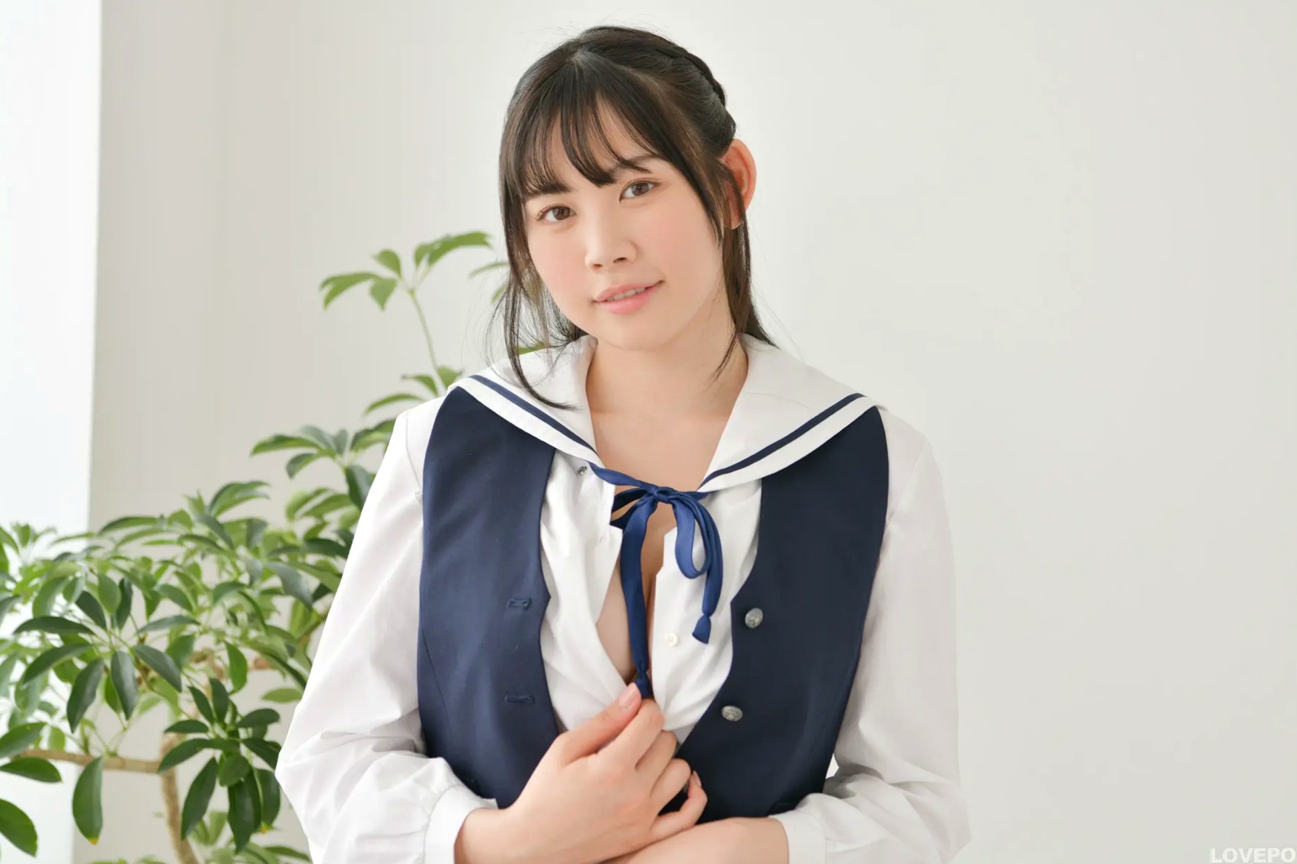 Gallery - [LOVEPOP] Seina Shinomi 篠見星奈 Photoset 06 日系清纯校服制服美腿写真日本校服制服清纯美腿 女神私房照_秀色女神 - image 85