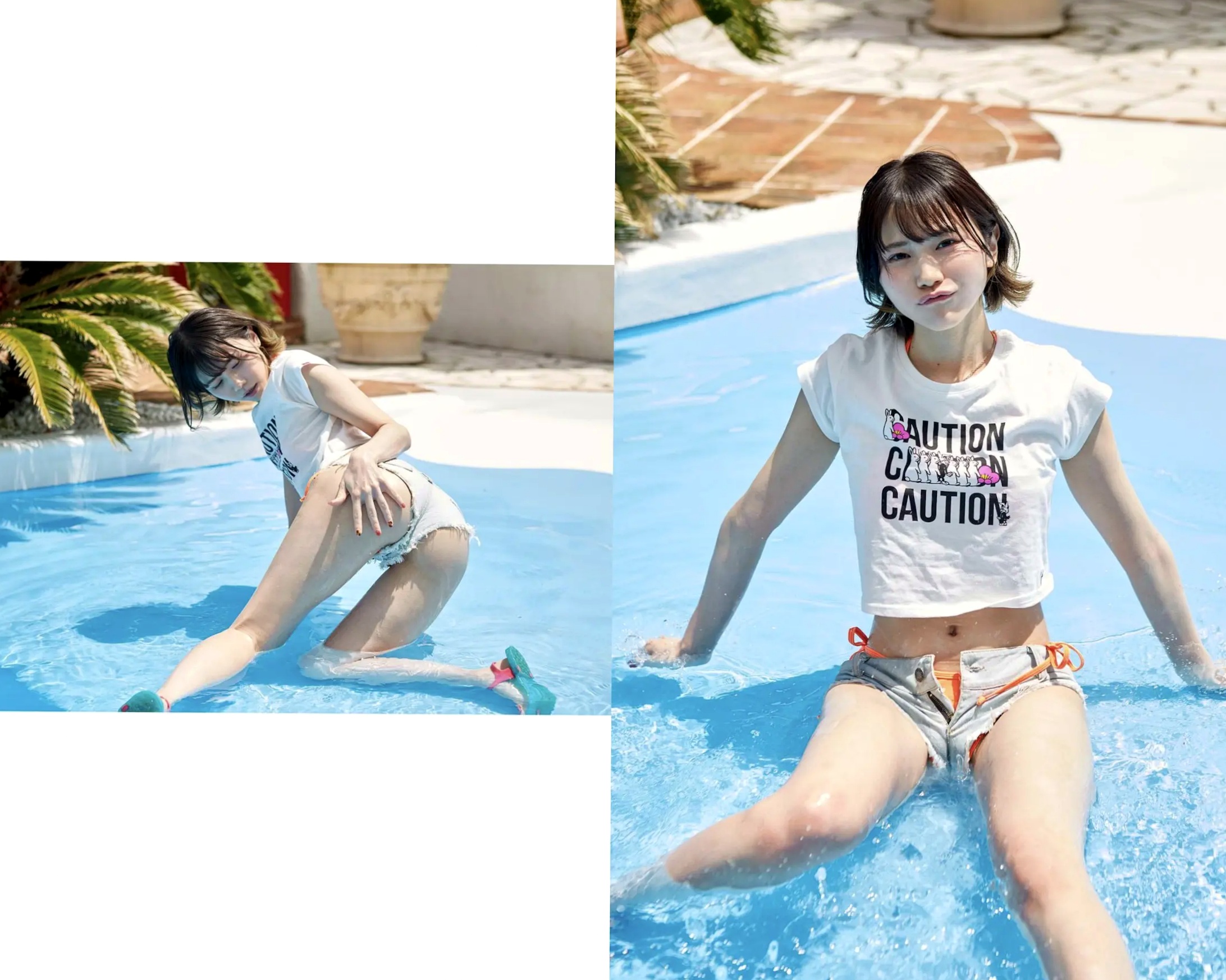 仁藤りさ - にとーが連れてくる夏：日系性感尤物粉色比基尼大尺度私房写真