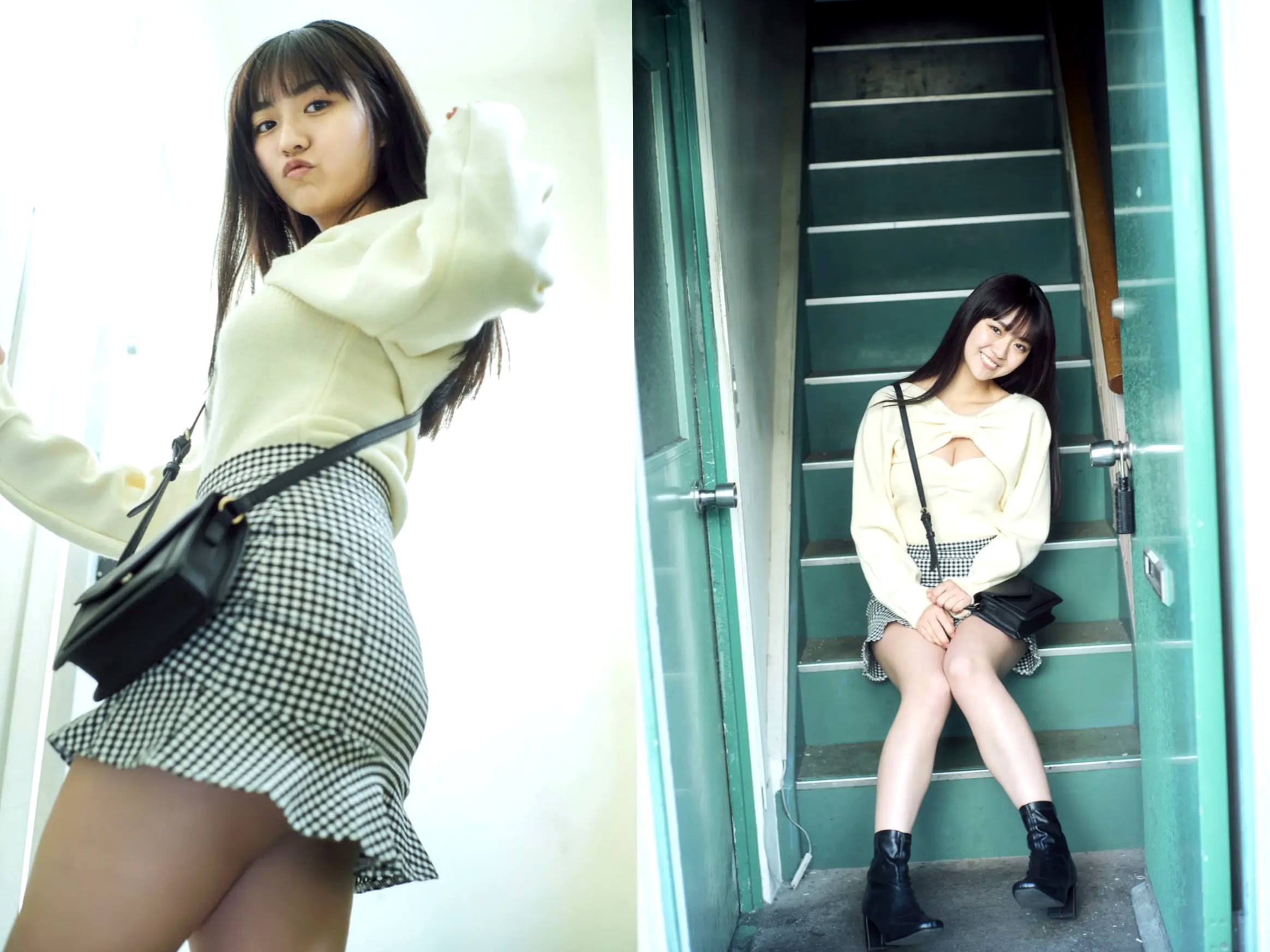 豊田ルナ 丰田露娜《ヒロインは幼馴染み》清新家居写真 性感比基尼与私房连体衣
