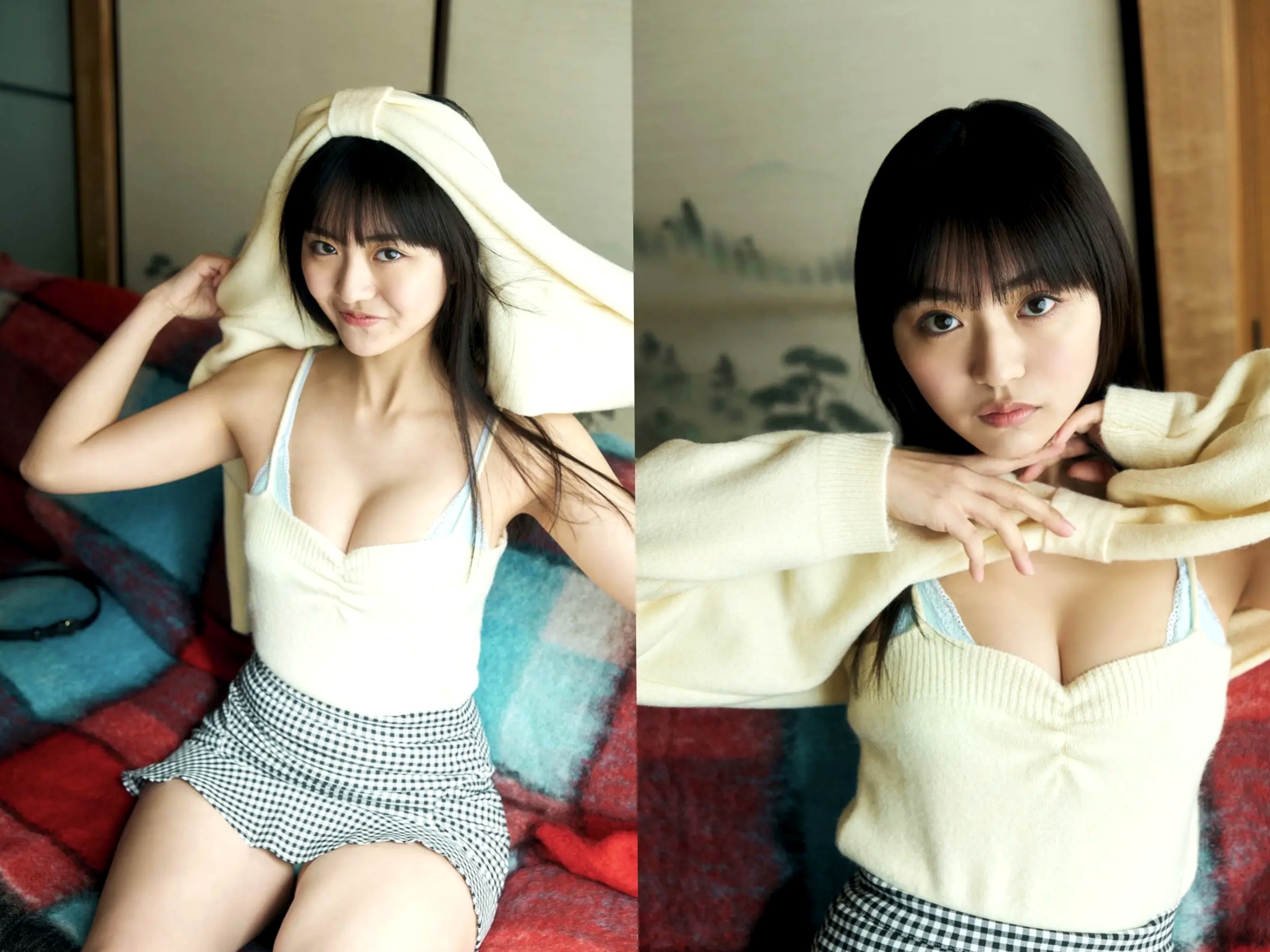 豊田ルナ 丰田露娜《ヒロインは幼馴染み》清新家居写真 性感比基尼与私房连体衣