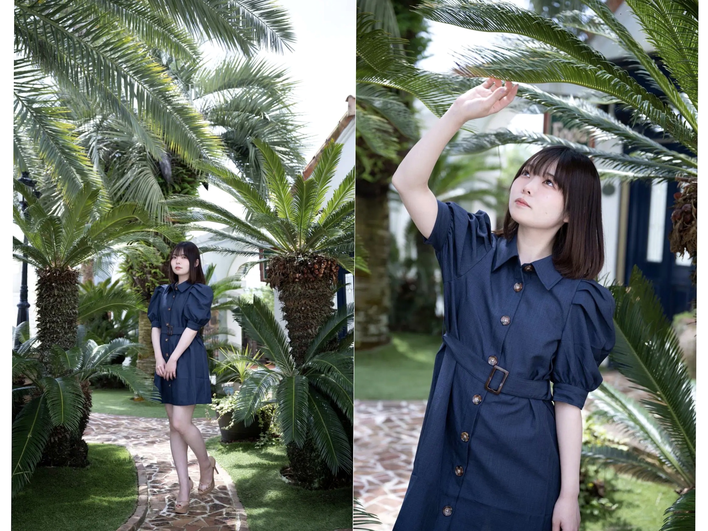 やなぎばころん - 桃の感触 日本清纯少女纯白比基尼家居私房写真