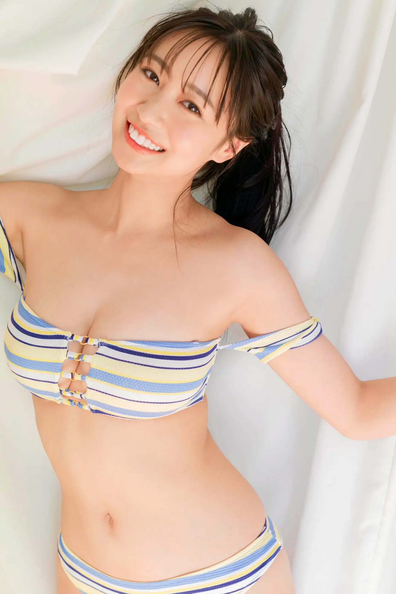 溝端葵 - 夏のはじめ 日本清新泳池比基尼写真 甜美性感美胸女神